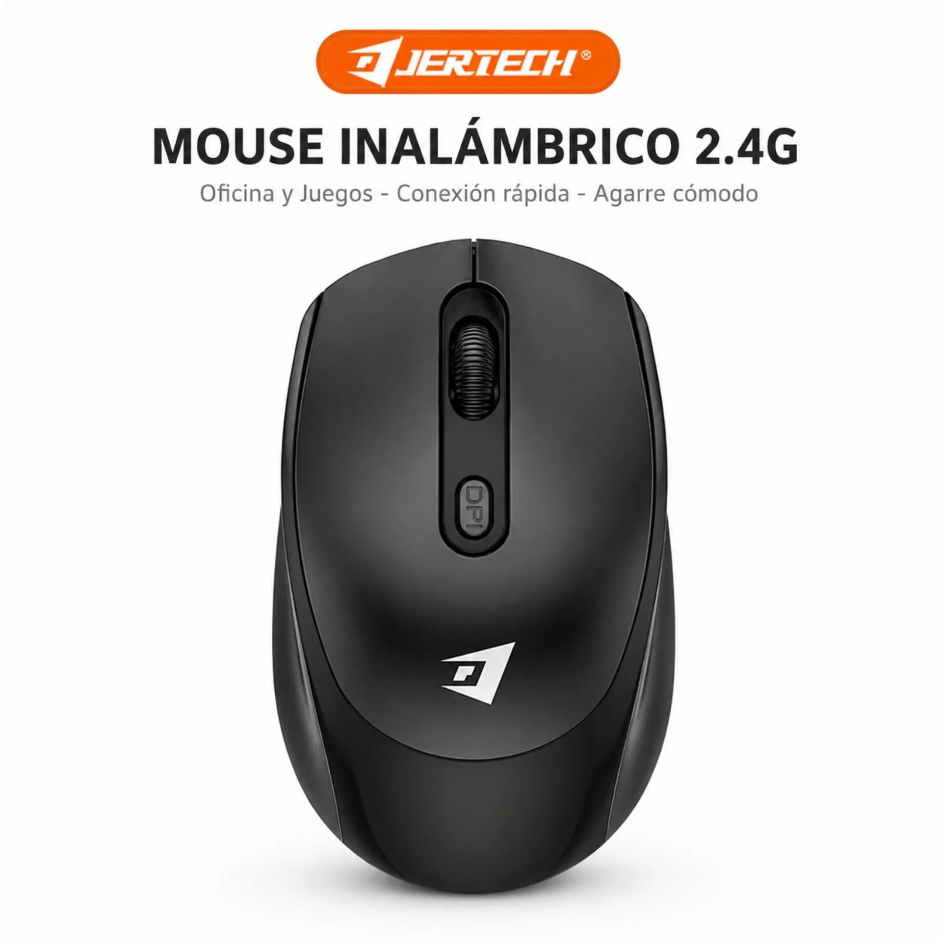 Mouse Inalámbrico Receptor USB 2.4G DPI Ajustable 2400 Jertech JR7
