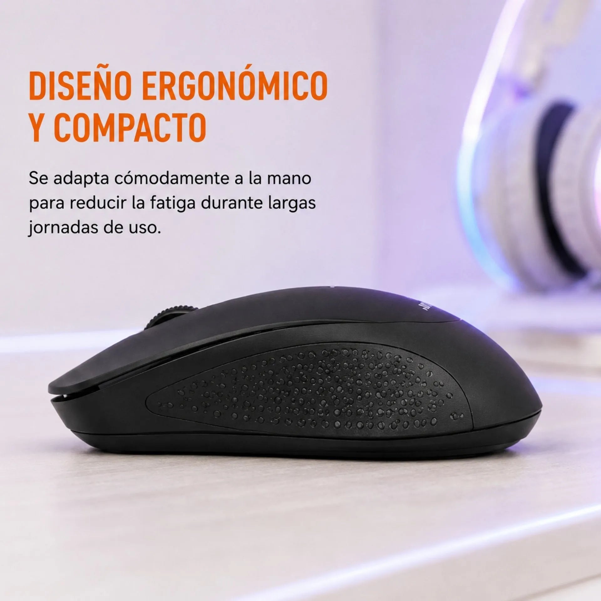 Mouse Inalámbrico Slim USB 2.4G a Batería Jertech JR10