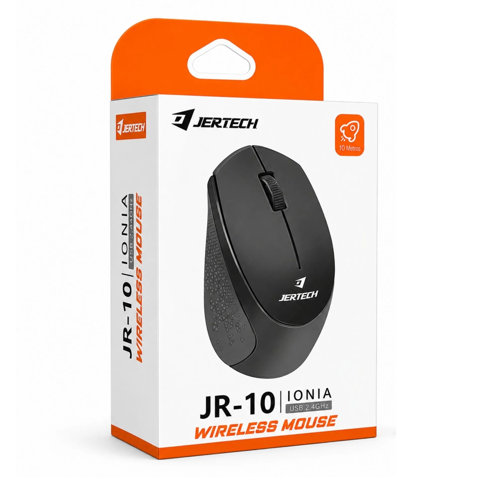 Mouse Inalámbrico Slim USB 2.4G a Batería Jertech JR10