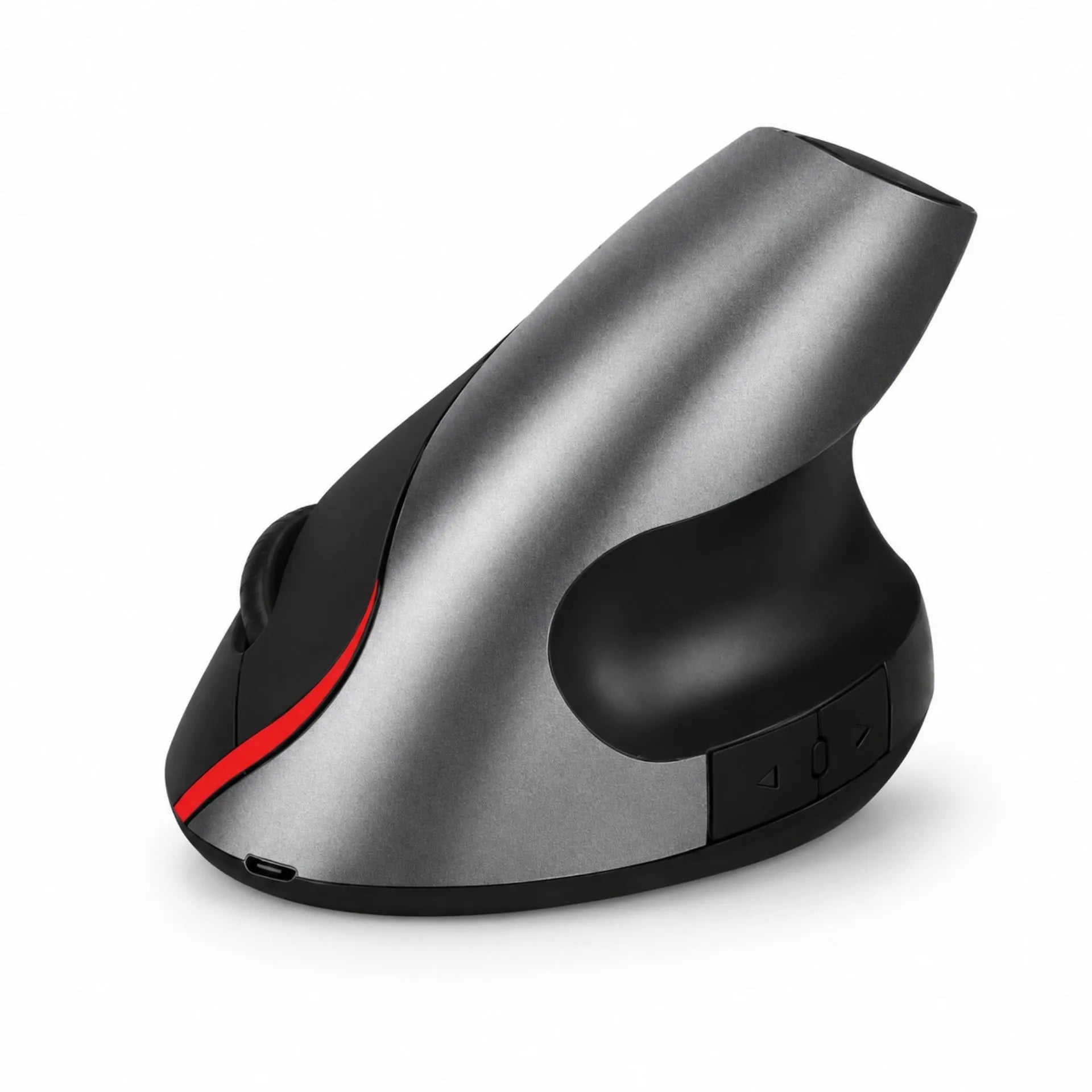 Mouse Vertical Inalámbrico Ergonómico Recargable USB 2.4G Jertech JR321
