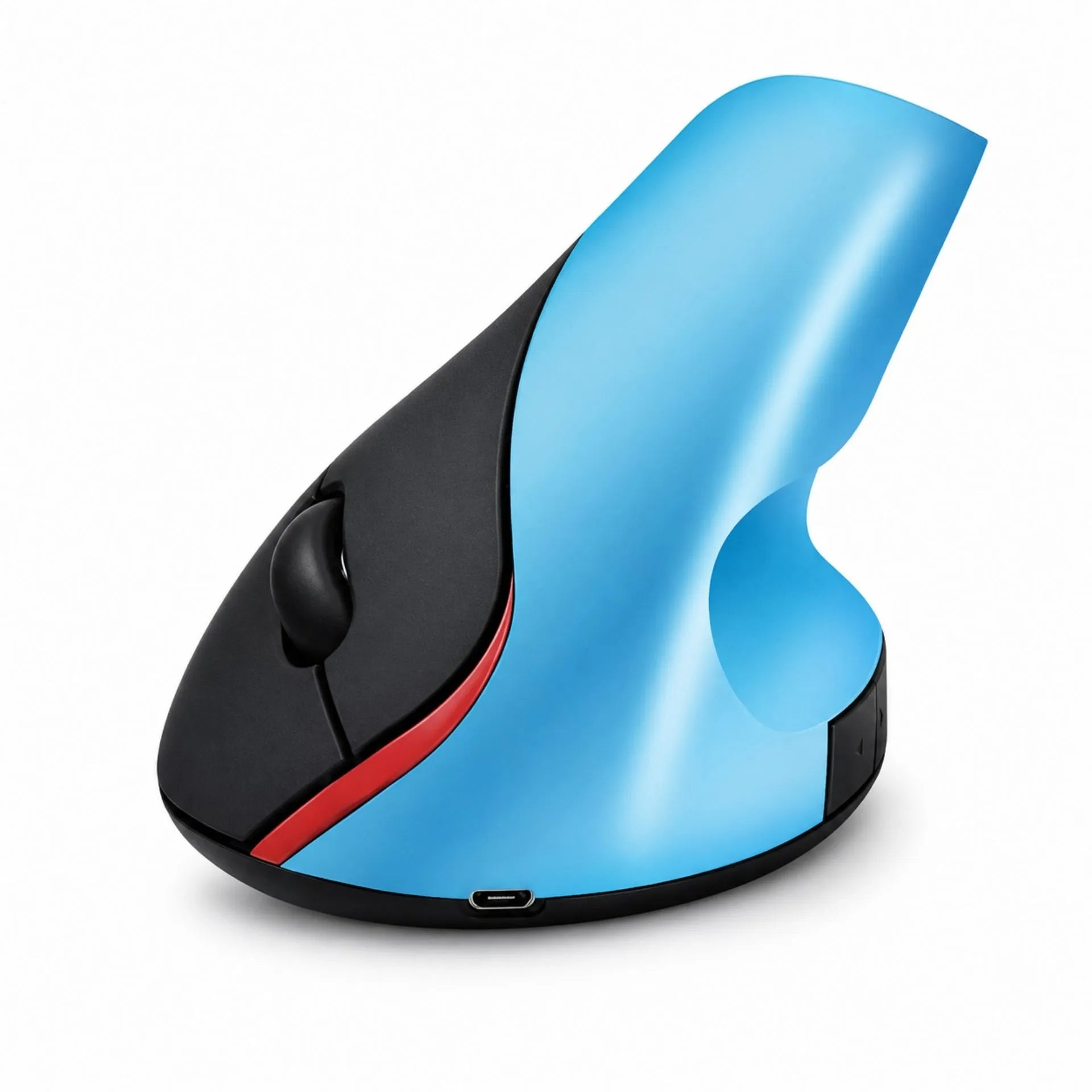Mouse Vertical Inalámbrico Ergonómico Recargable USB 2.4G Jertech JR321