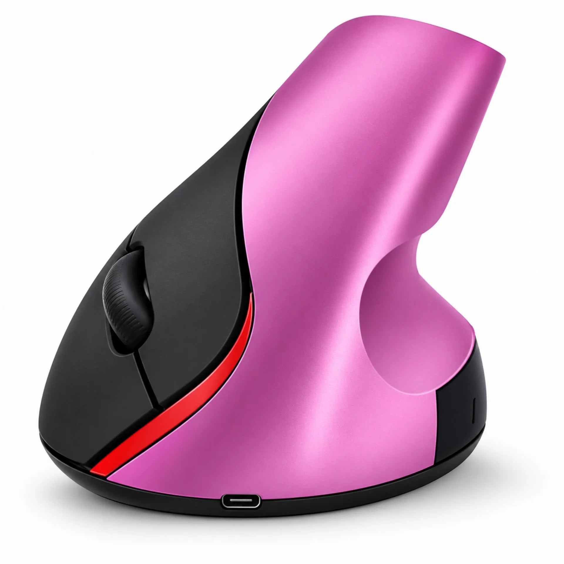 Mouse Vertical Inalámbrico Ergonómico Recargable USB 2.4G Jertech JR321