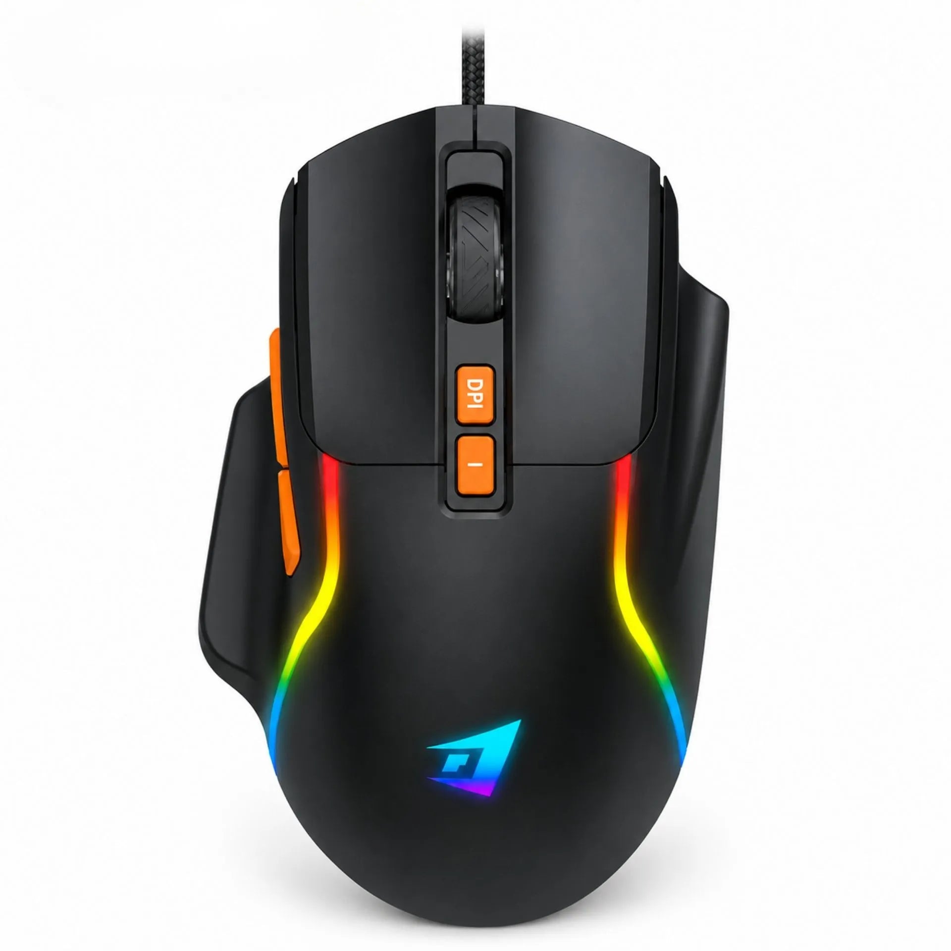 Mouse Gamer Alámbrico USB RGB 3600 DPI 7 Botones Jertech JR850