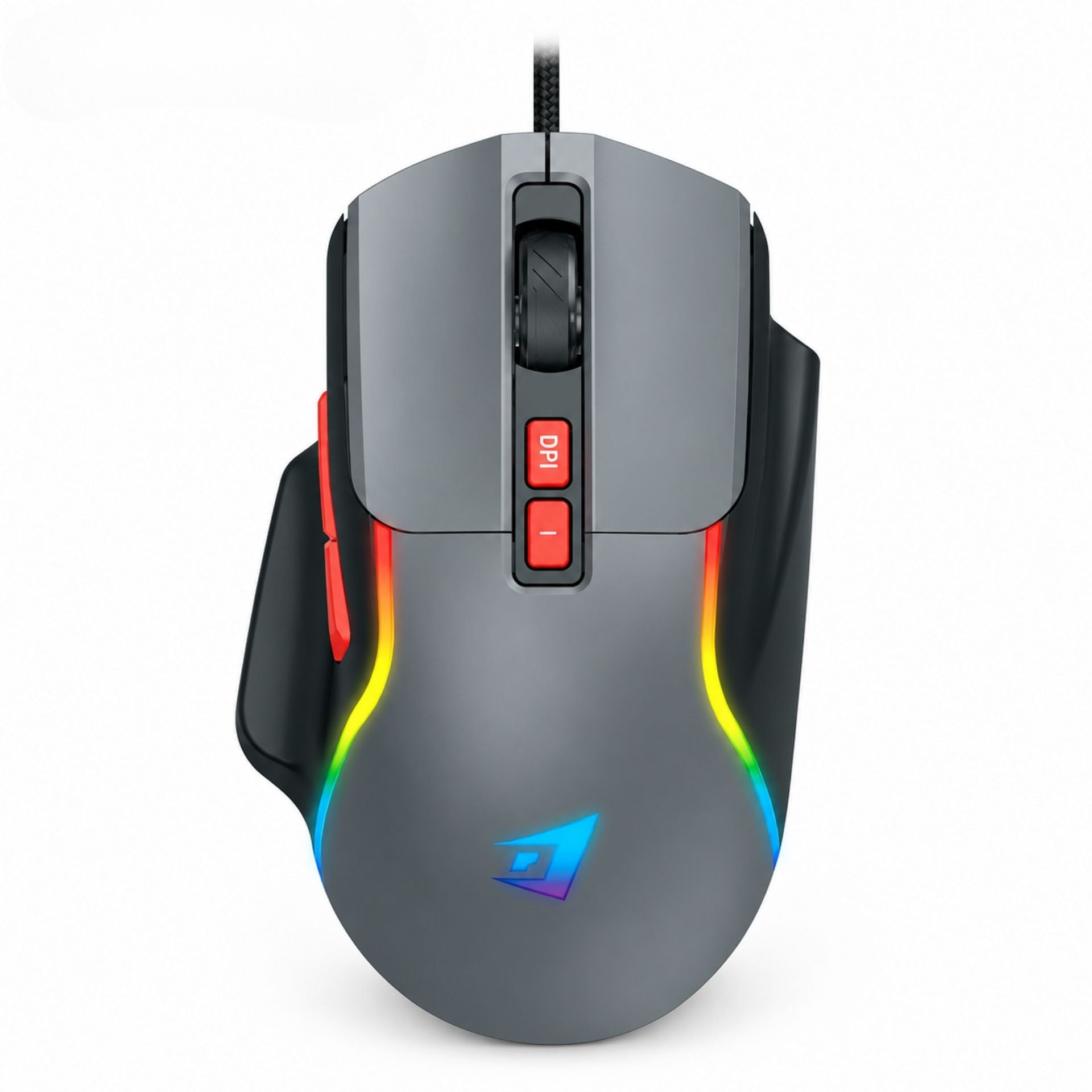 Mouse Gamer Alámbrico USB RGB 3600 DPI 7 Botones Jertech JR850