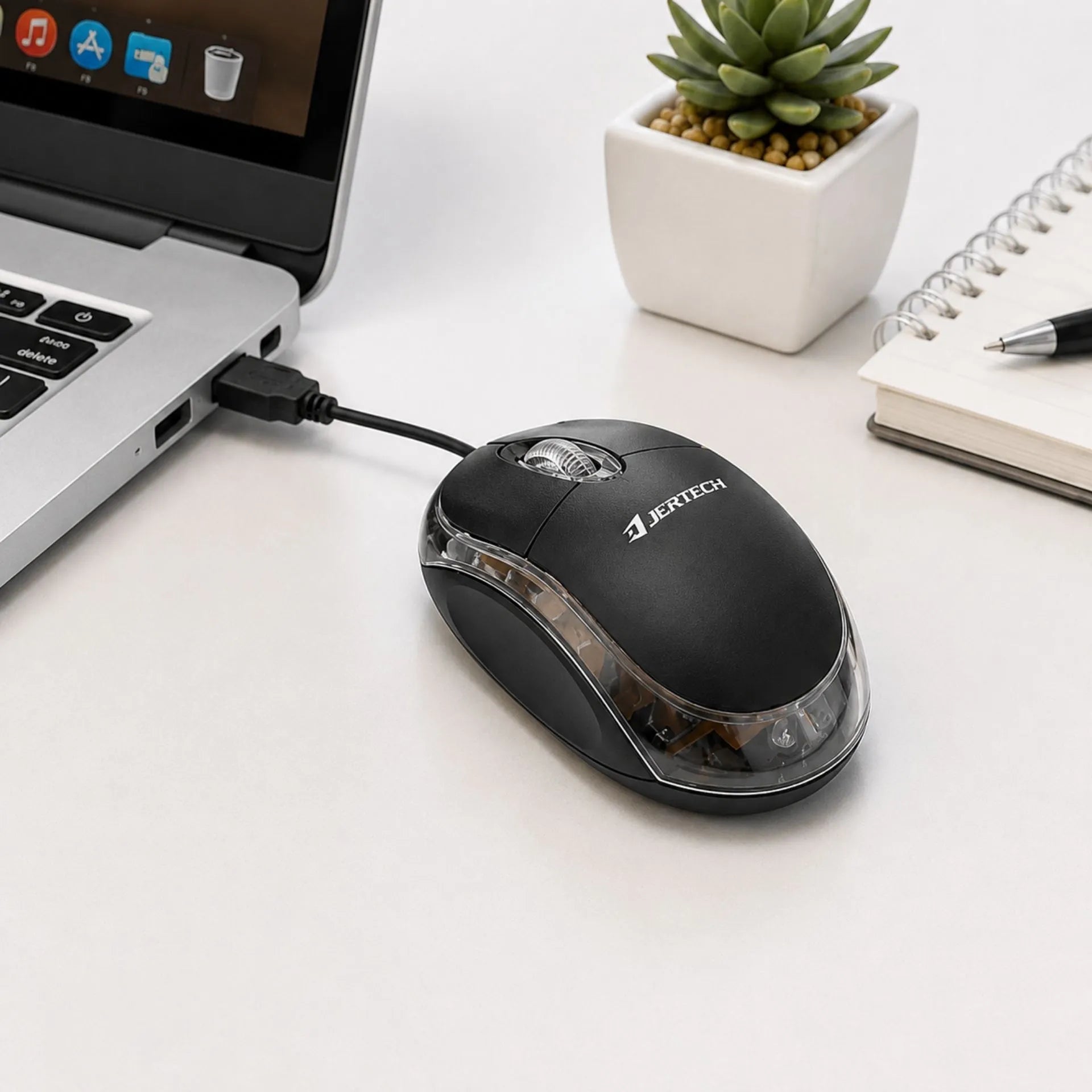 Mouse Alámbrico USB Jertech  MT300
