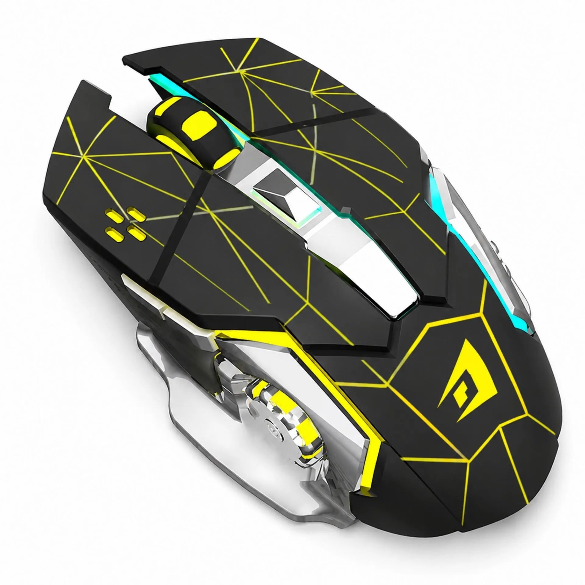 Mouse Gamer Inalámbrico Bluetooth Y USB 2.4G Recargable Jertech W200