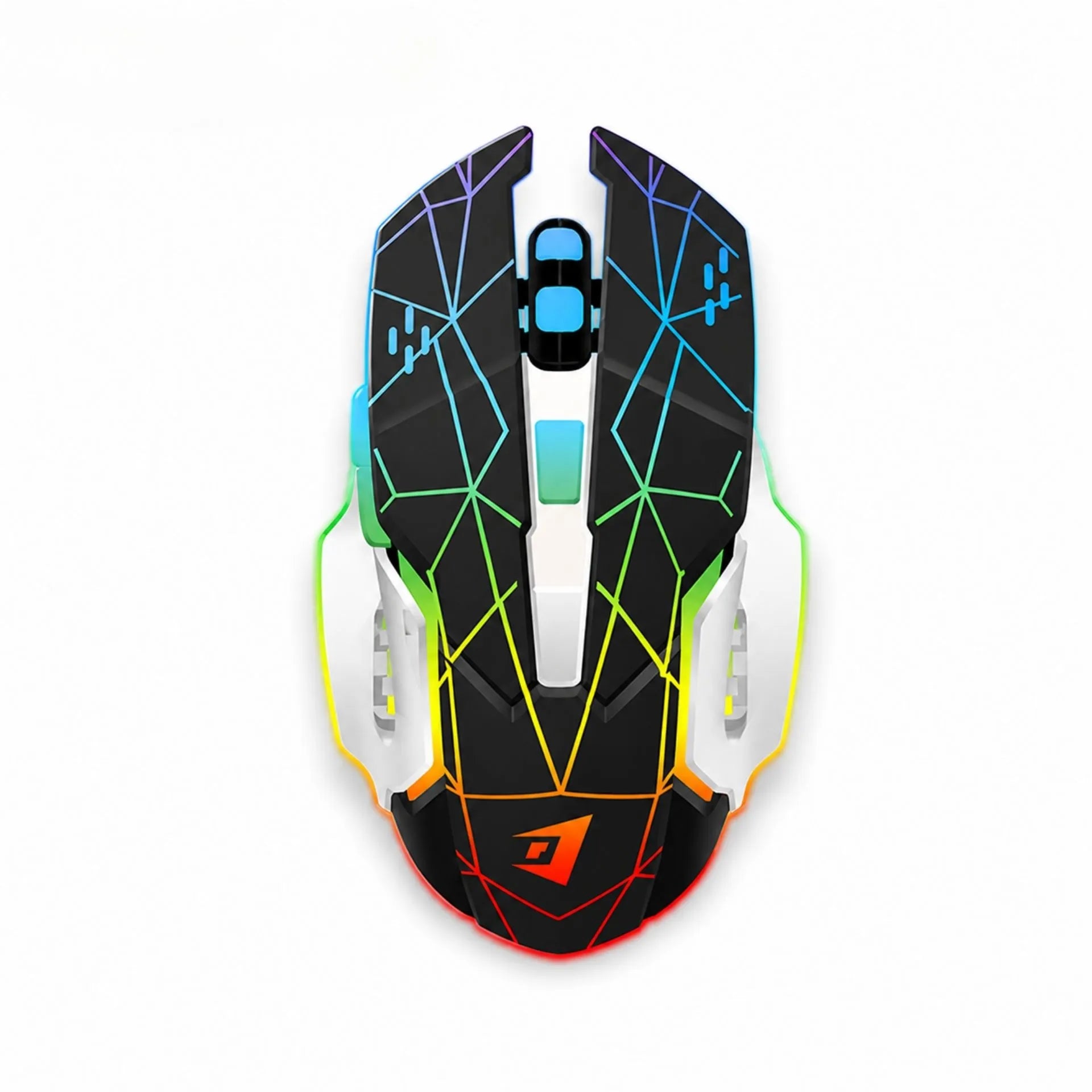 Mouse Gamer Inalámbrico Bluetooth Y USB 2.4G Recargable Jertech W200