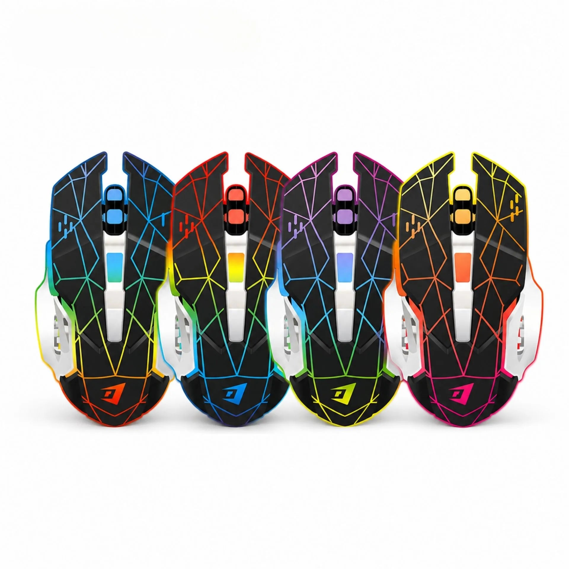 Mouse Gamer Inalámbrico Bluetooth Y USB 2.4G Recargable Jertech W200