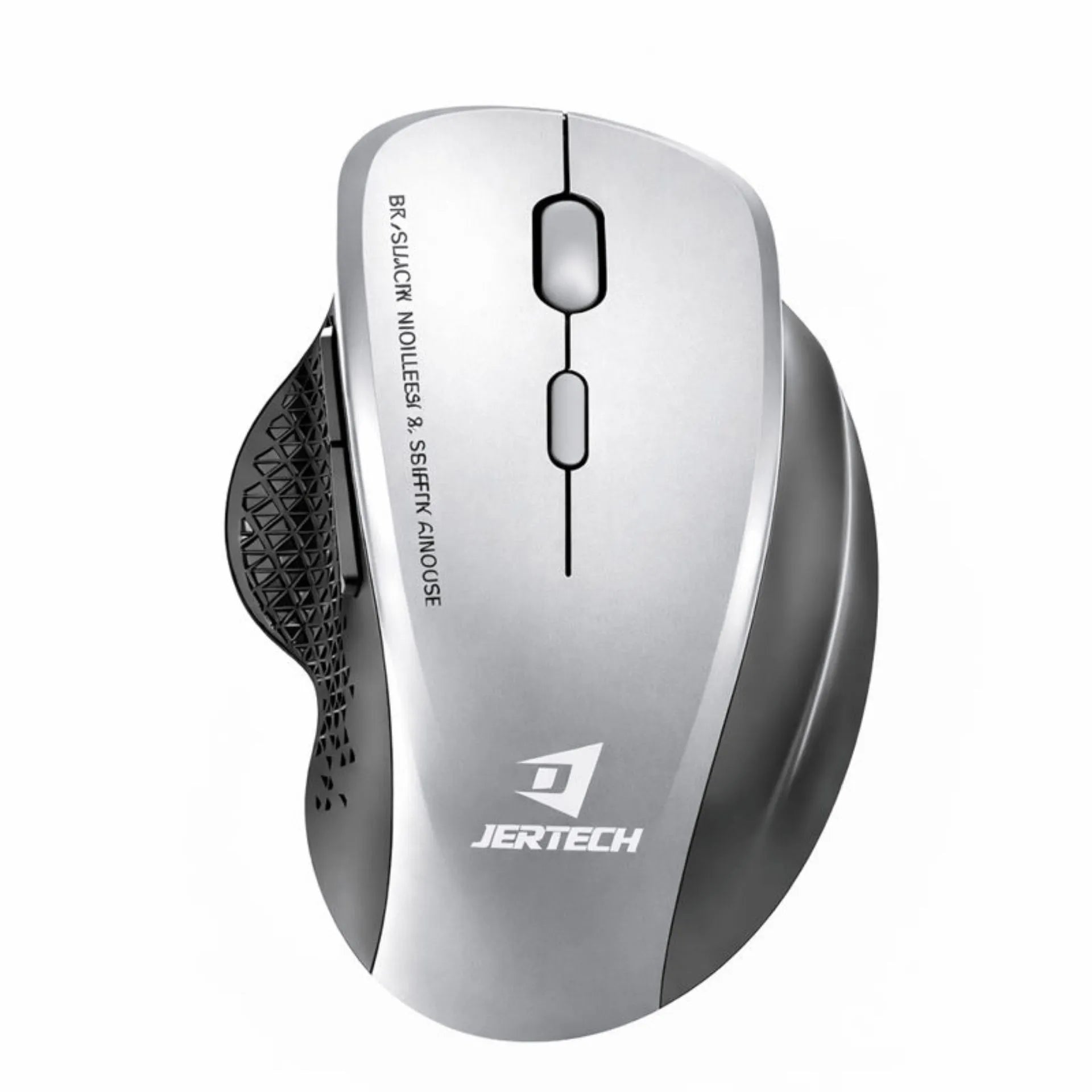 Mouse Inalámbrico Ergonómico Bluetooth Y USB 2.4G Recargable Jertech W500