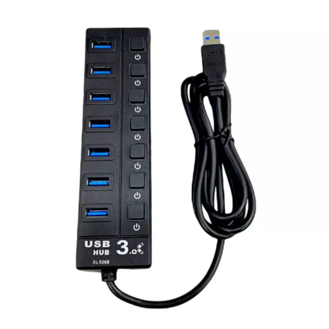 Multipuertos USB x 7 Con Velocidad de 3.0  XL-5068