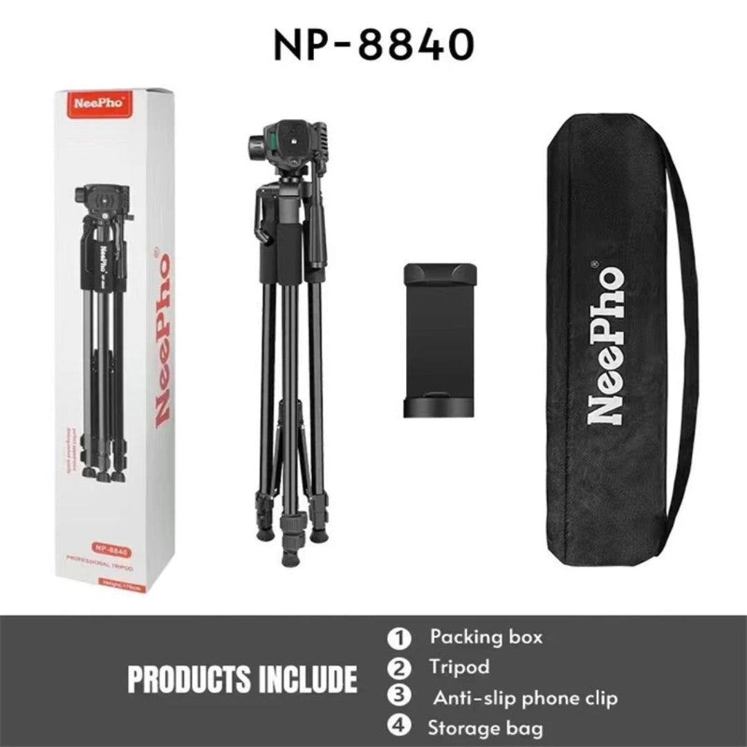 Trípode Profesional Neepho Con Estuche De Transporte NP-8840