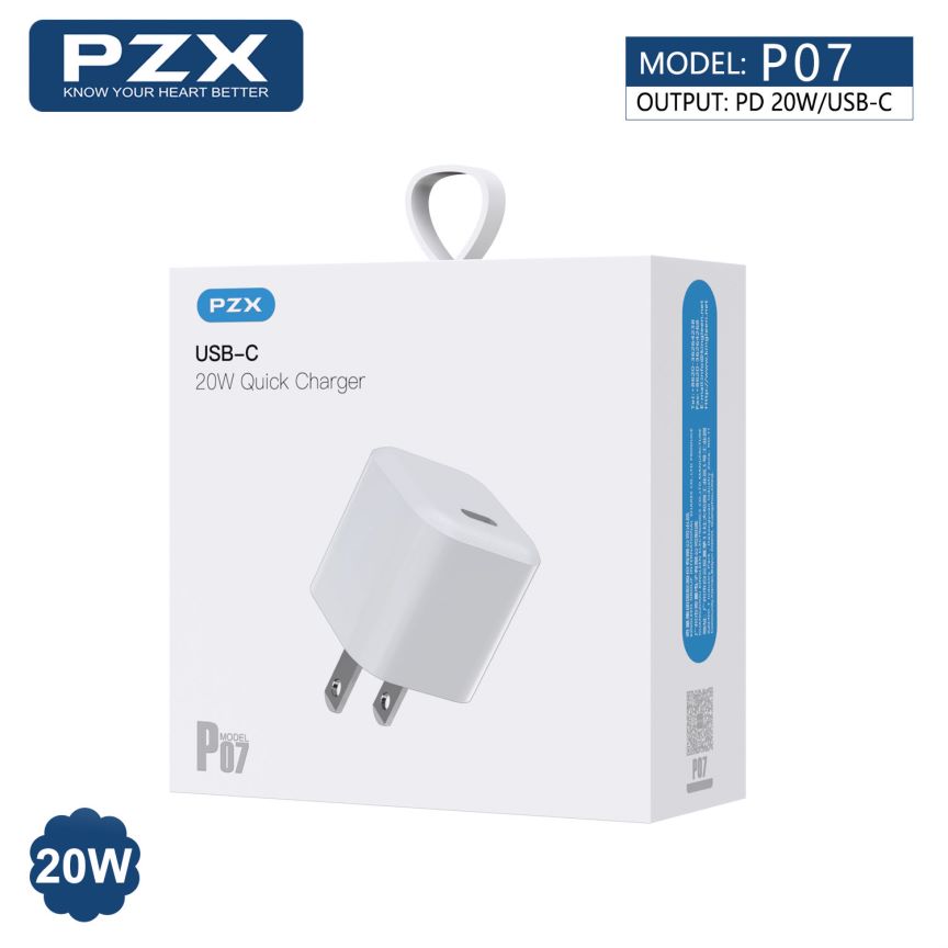 Cargador Para Celular Iphone 20W PZX P07 B2B