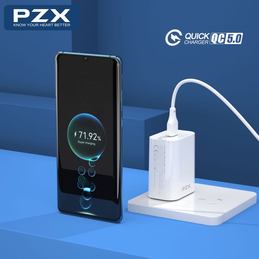Cargador Para Celular 25W QC 5.0 P33
