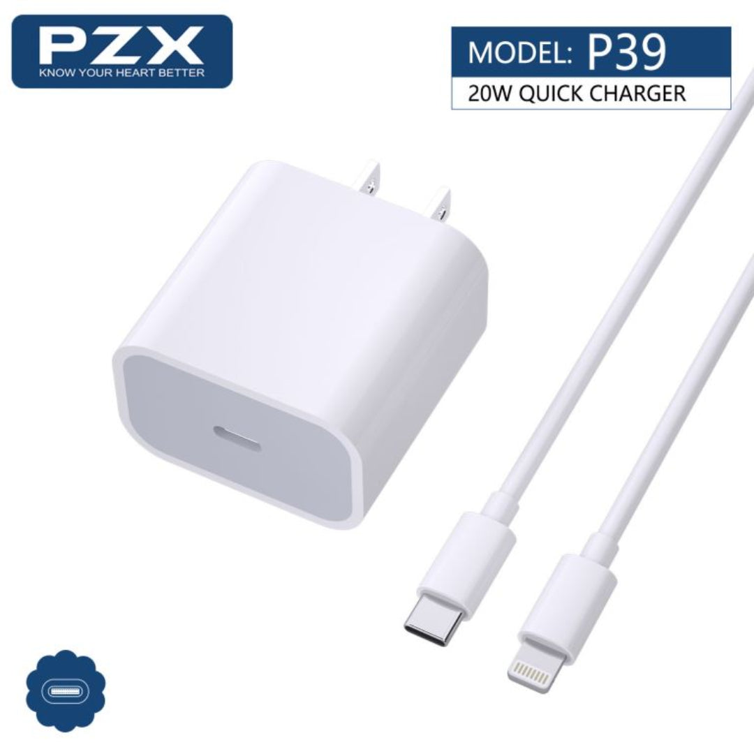 Cargador Para Telefono Celular IPhone 20W PZX P39 B2B