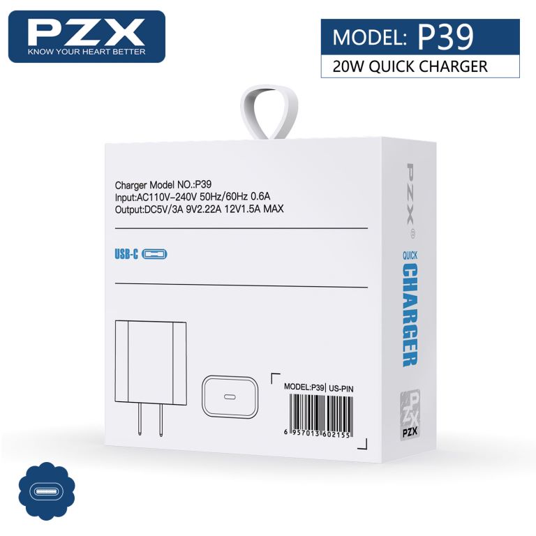 Cargador Para Telefono Celular IPhone 20W PZX P39