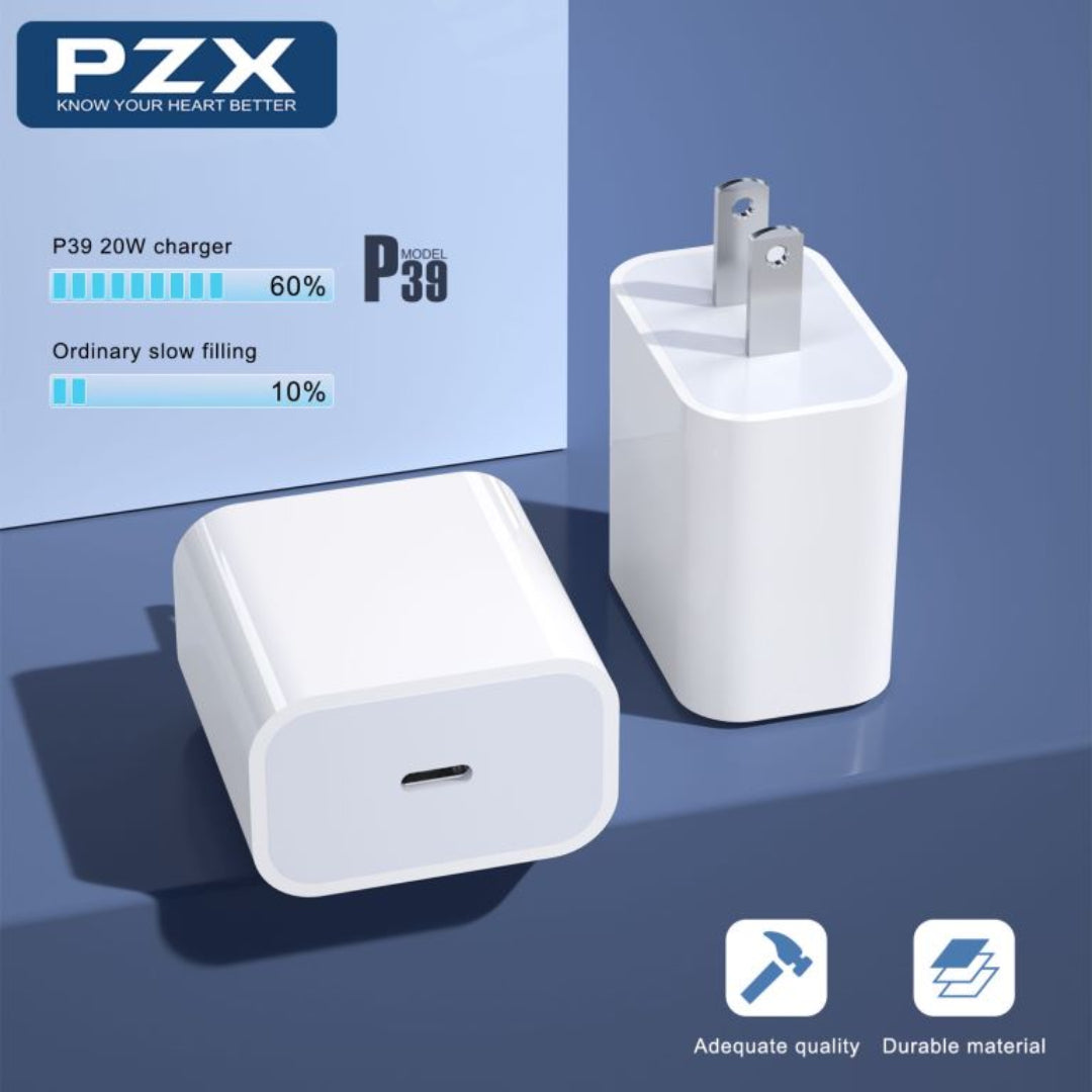Cargador Para Telefono Celular IPhone 20W PZX P39 B2B