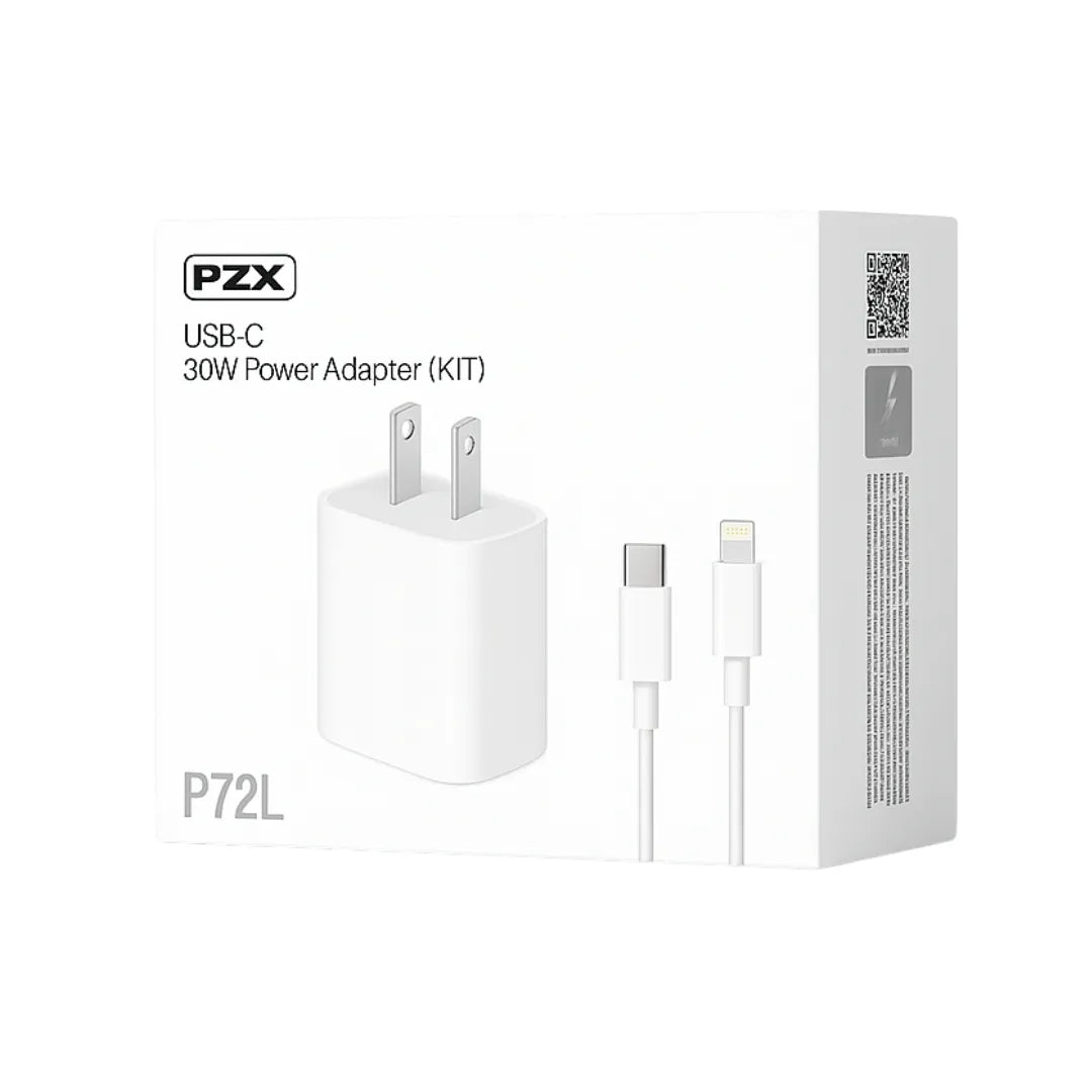 Cargador Pzx Para Iphone De Typec A Lighting De 30w P72L