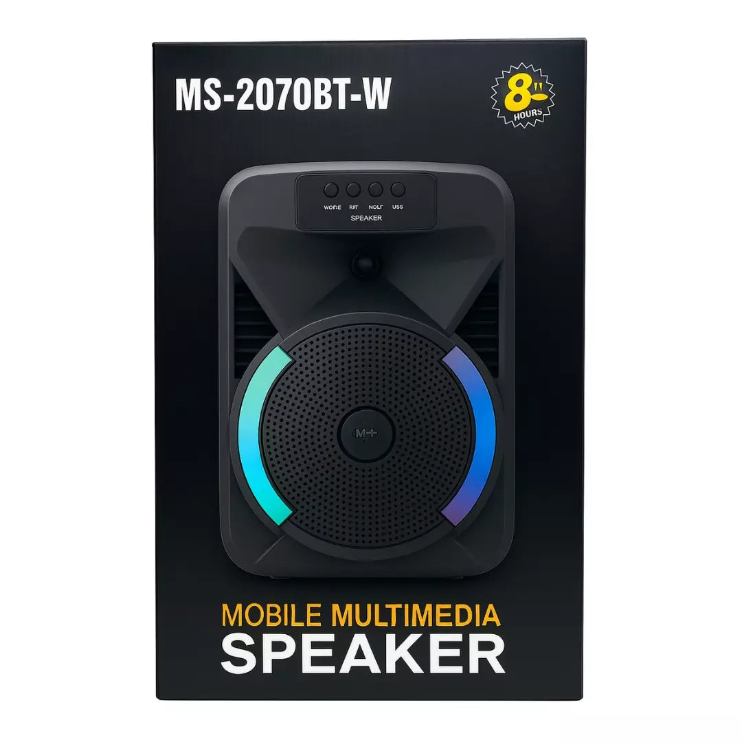 Parlante Recargable De 8" Con Salida De 25w MS-2070BT-W