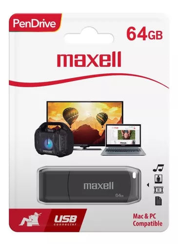 Memoria Usb Maxell PENDRIVE 64GB