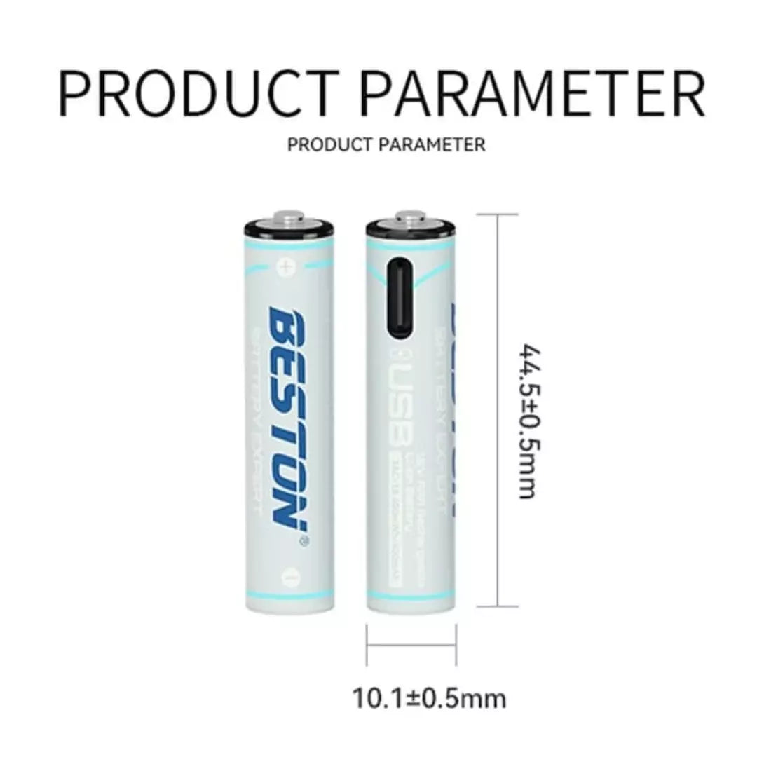 Bateria Recargable USB Beston 65C-20