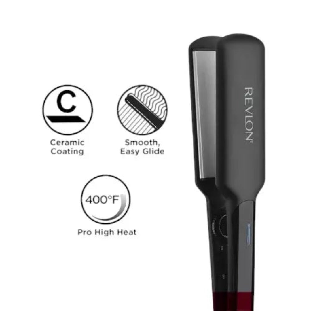 Plancha Revlon Para Cabello Con Placas De Ceramica RVST2182