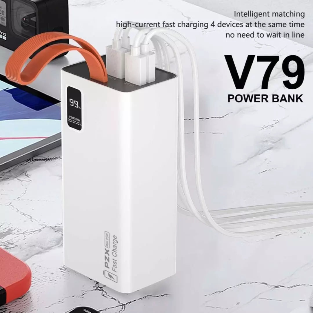 Power Bank PZX 50.000 mAh Carga Rapida con Potencia de 22.5w V79