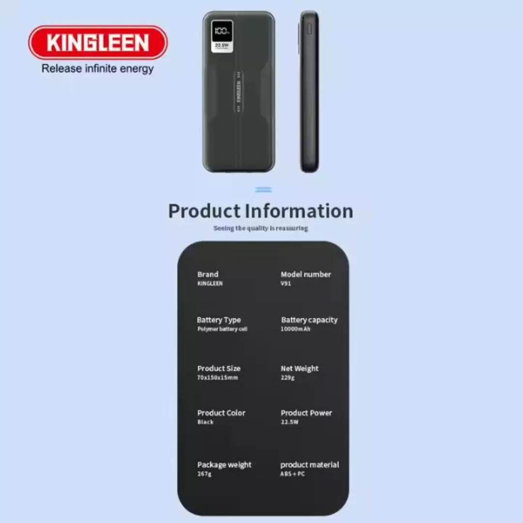 Power Bank PZX 10.000mAh Carga Rápida V91