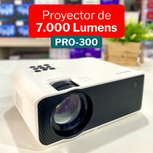 Proyector Casero HD 7000 Lúmenes Steren PRO-300 ¡Envío Gratis!
