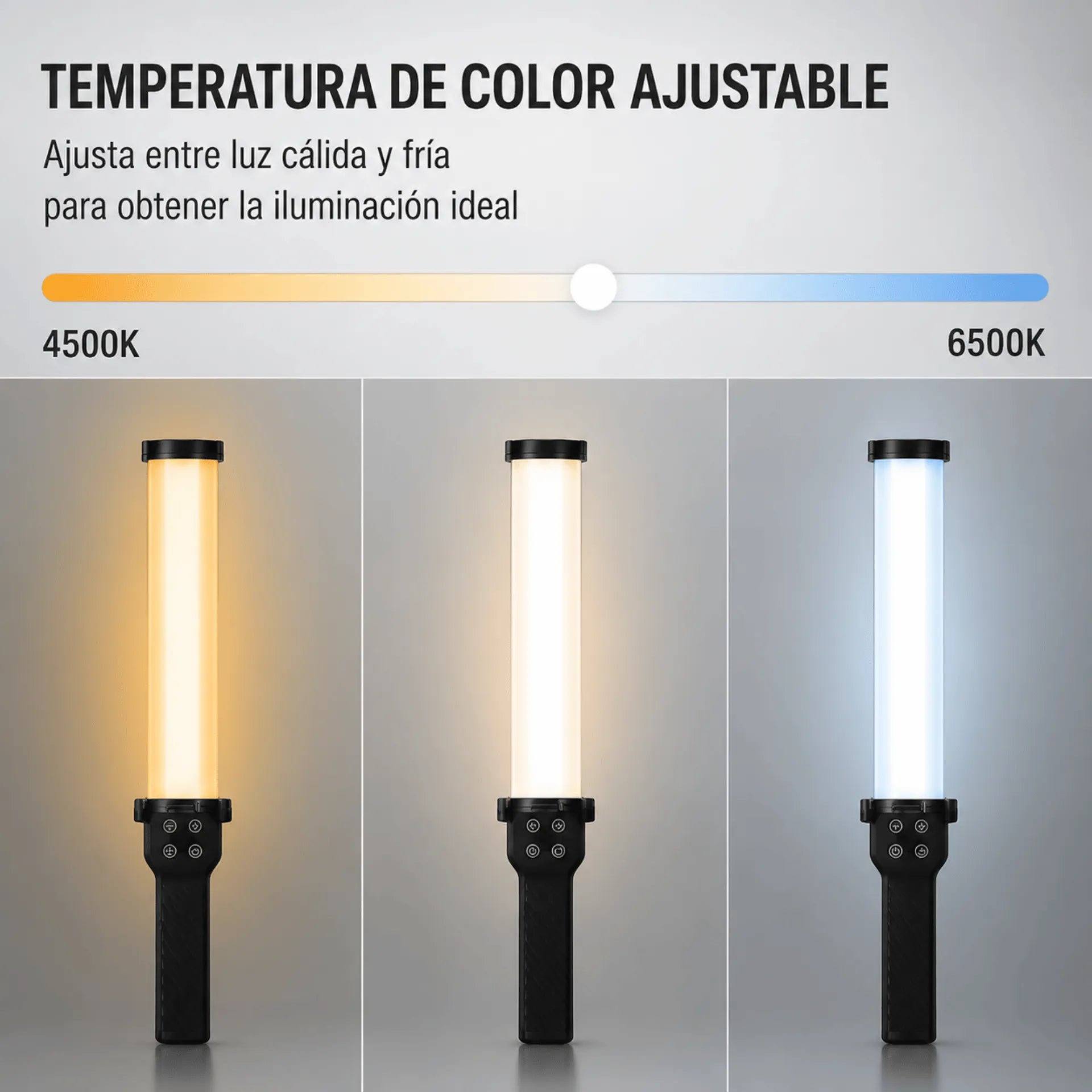 Panel De Luz RGB LED 25W Con Control Remoto Touch Baihuo City MY-7308