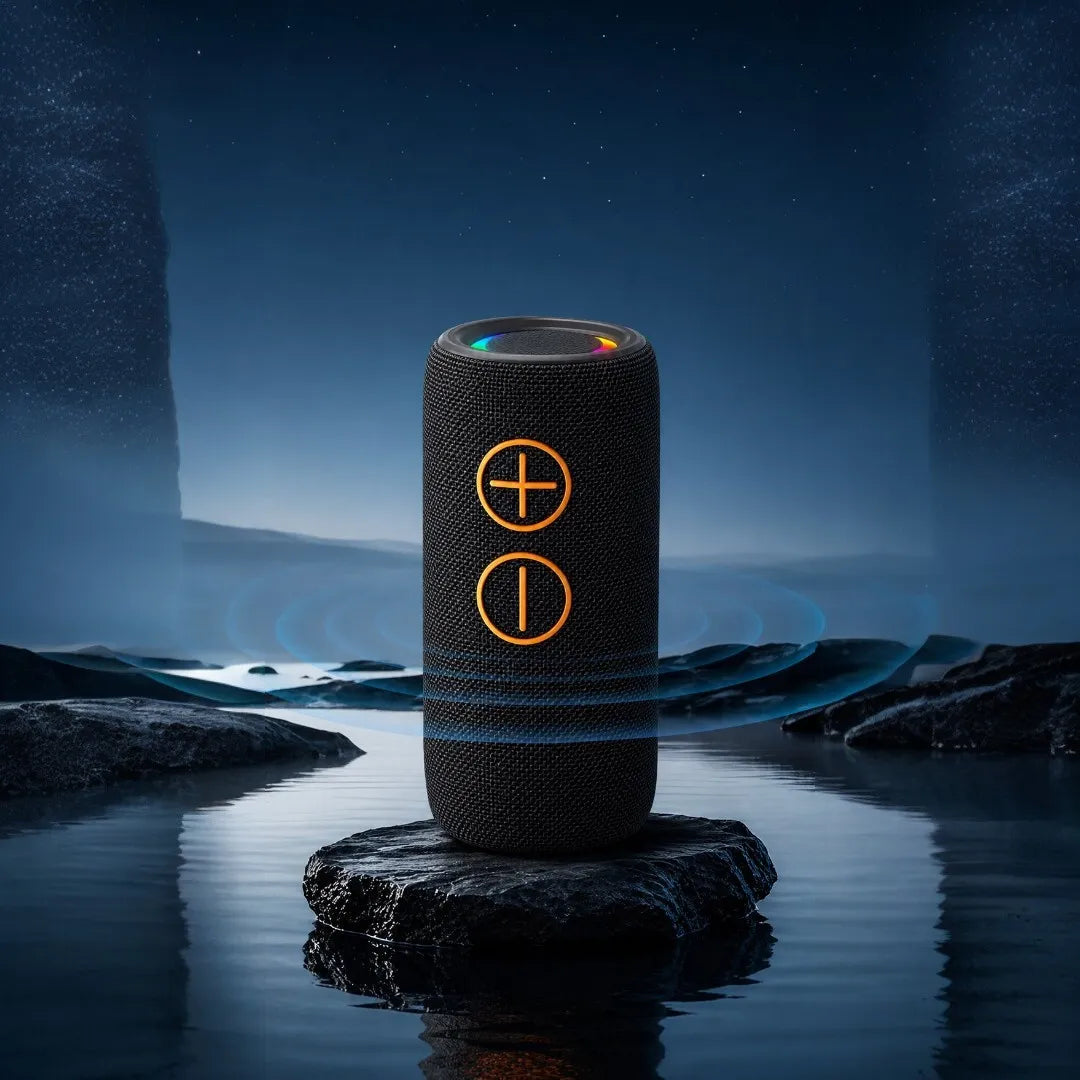 Parlante Bluetooth Portátil Con ExtraBass, TWS y Resistencia IPX6 KMS-329