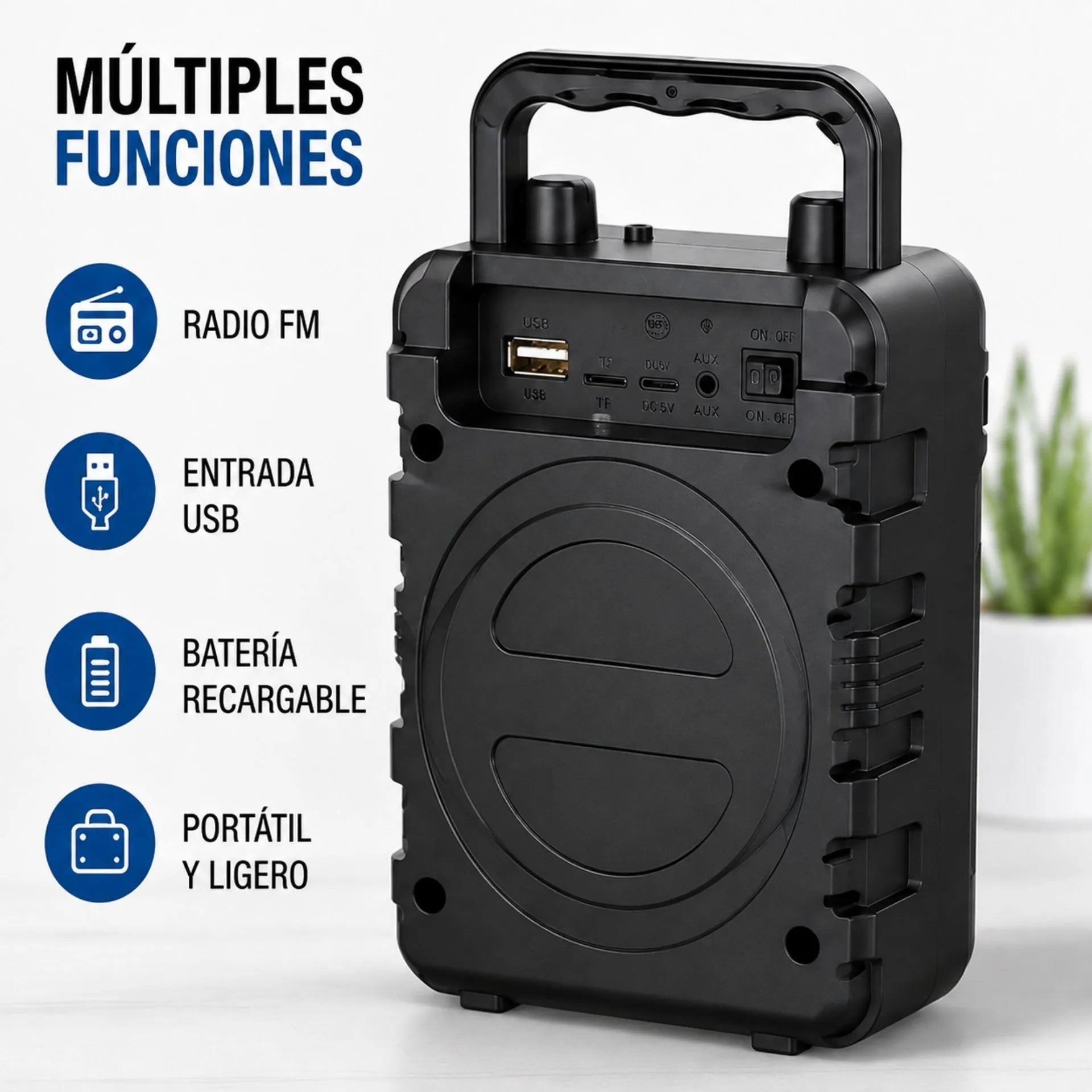 Parlante Bluetooth 5W Con Micrófono GREATNICE GTS-2333