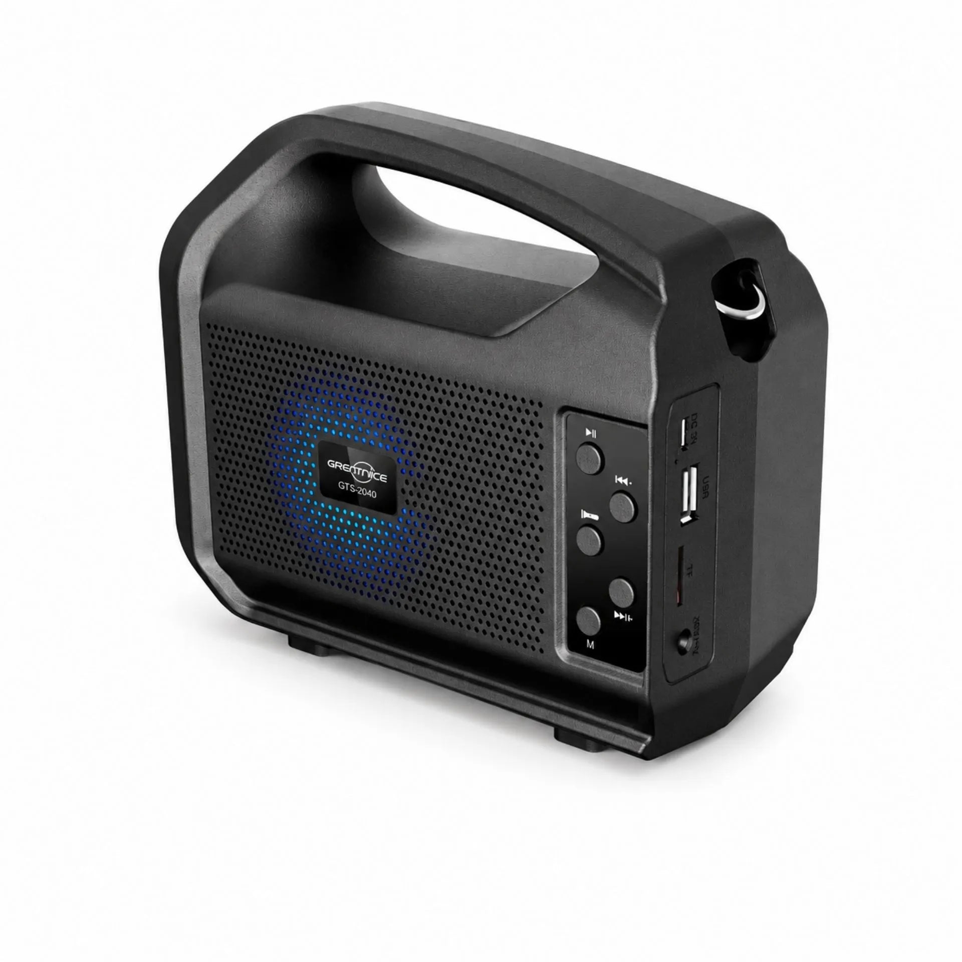 Radio Parlante Bluetooth Con Panel Solar, Linterna y Correa Portátil GTS-2040