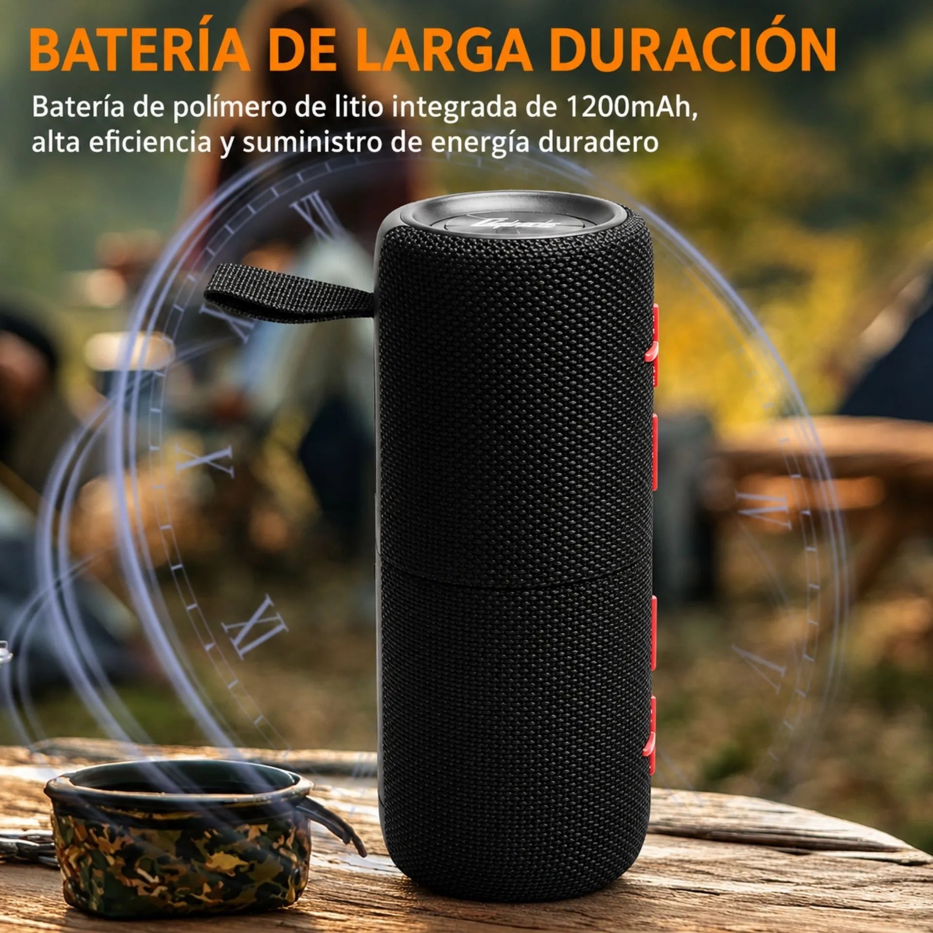 Parlante Inalambrico Bluetooth Dúo TWS Con Luz RGB RX19