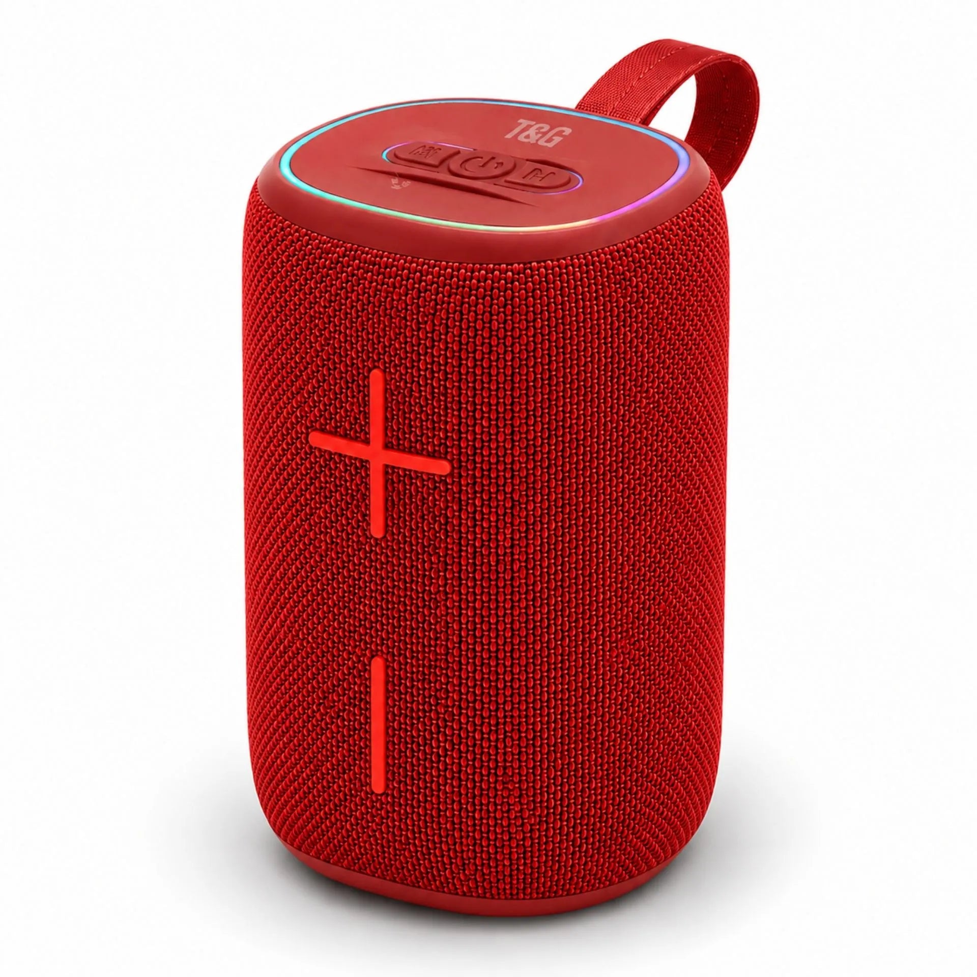 Parlante Portátil Bluetooth 5.4 10W Con Luz RGB T&G TG-464
