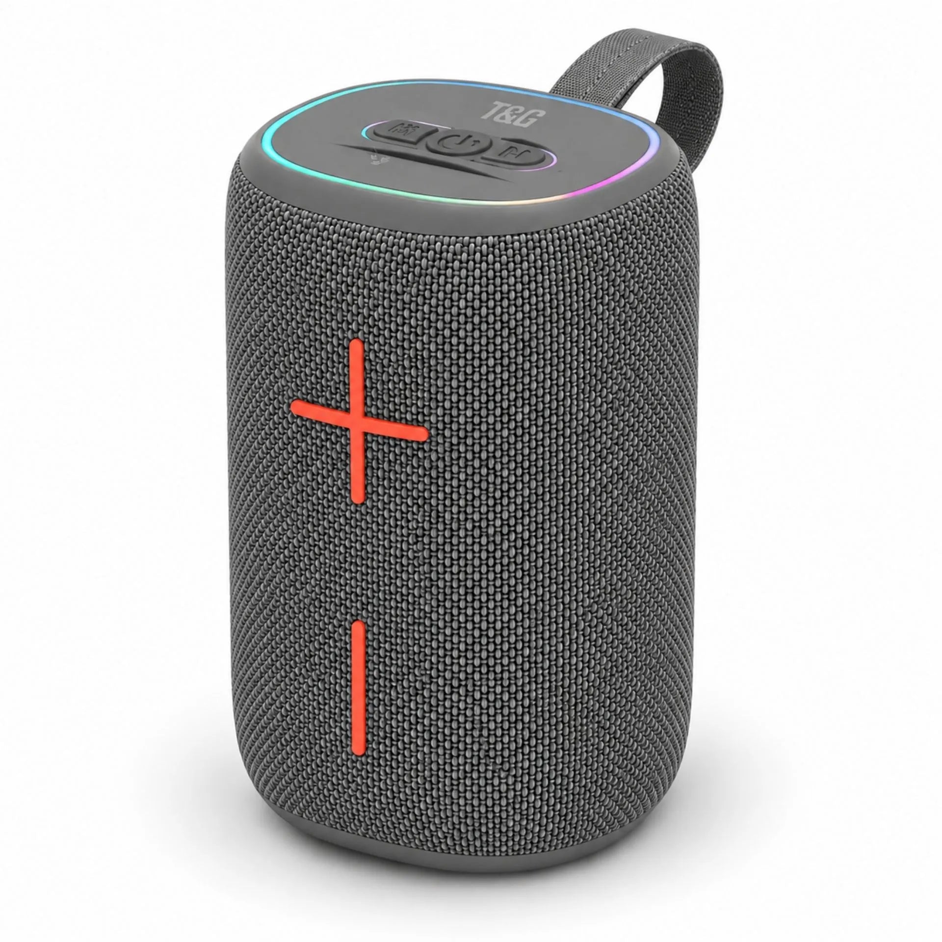 Parlante Portátil Bluetooth 5.4 10W Con Luz RGB T&G TG-464