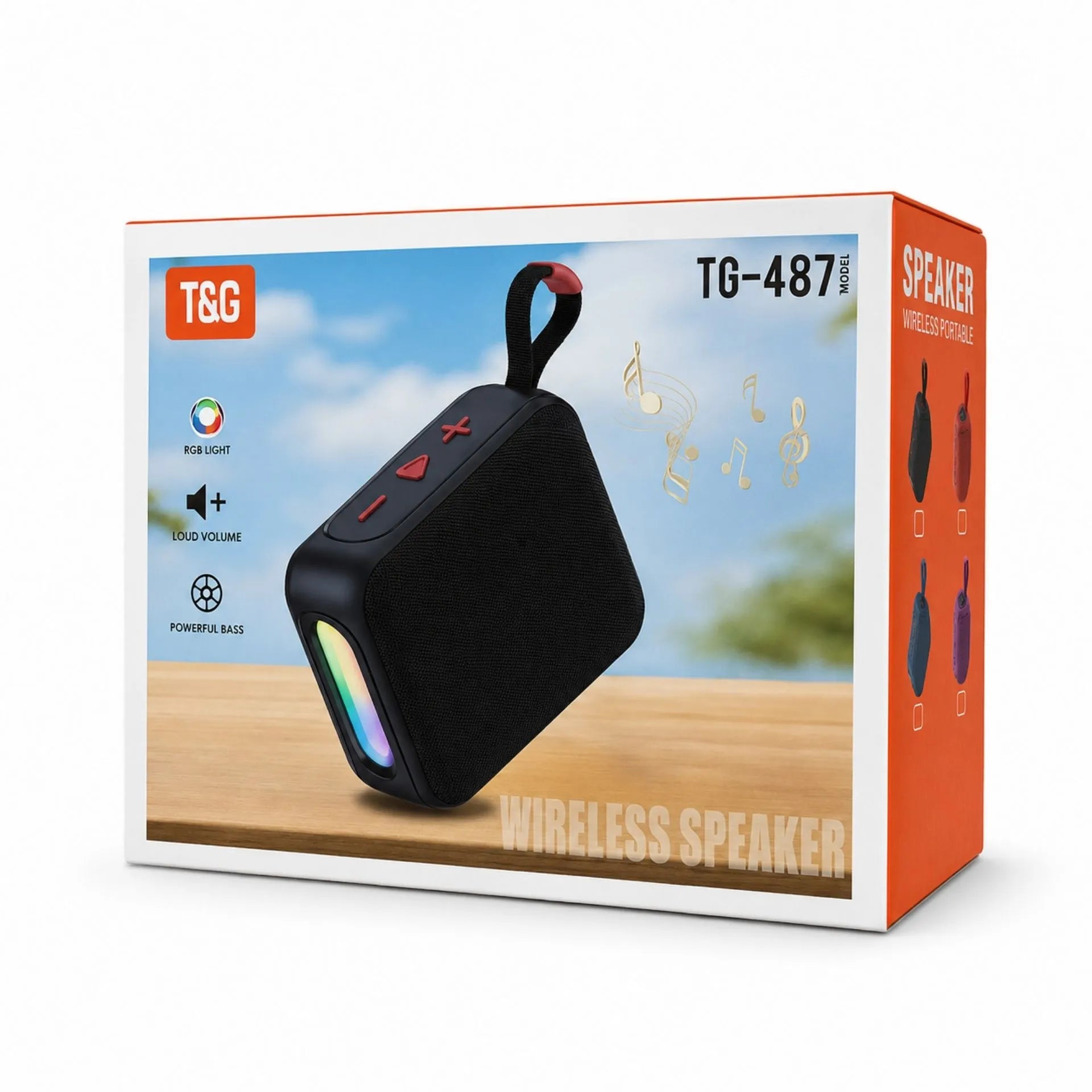 Parlante Portátil Recargable Bluetooth 5W Con TWS T&G TG-487