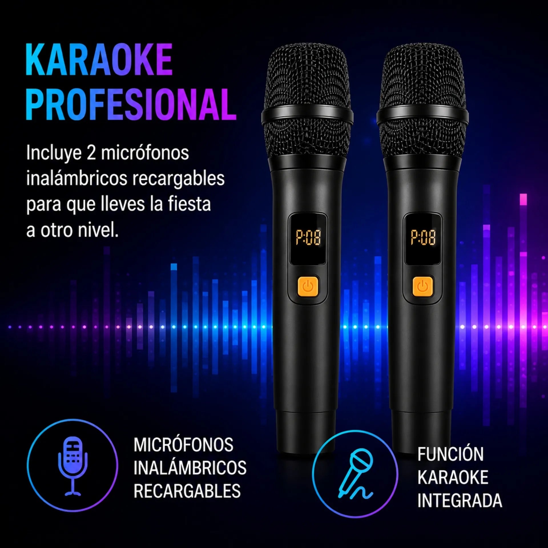 Parlante Torre Android Bluetooth Doble 12 Pulgadas Con Pantalla Táctil GD-1419