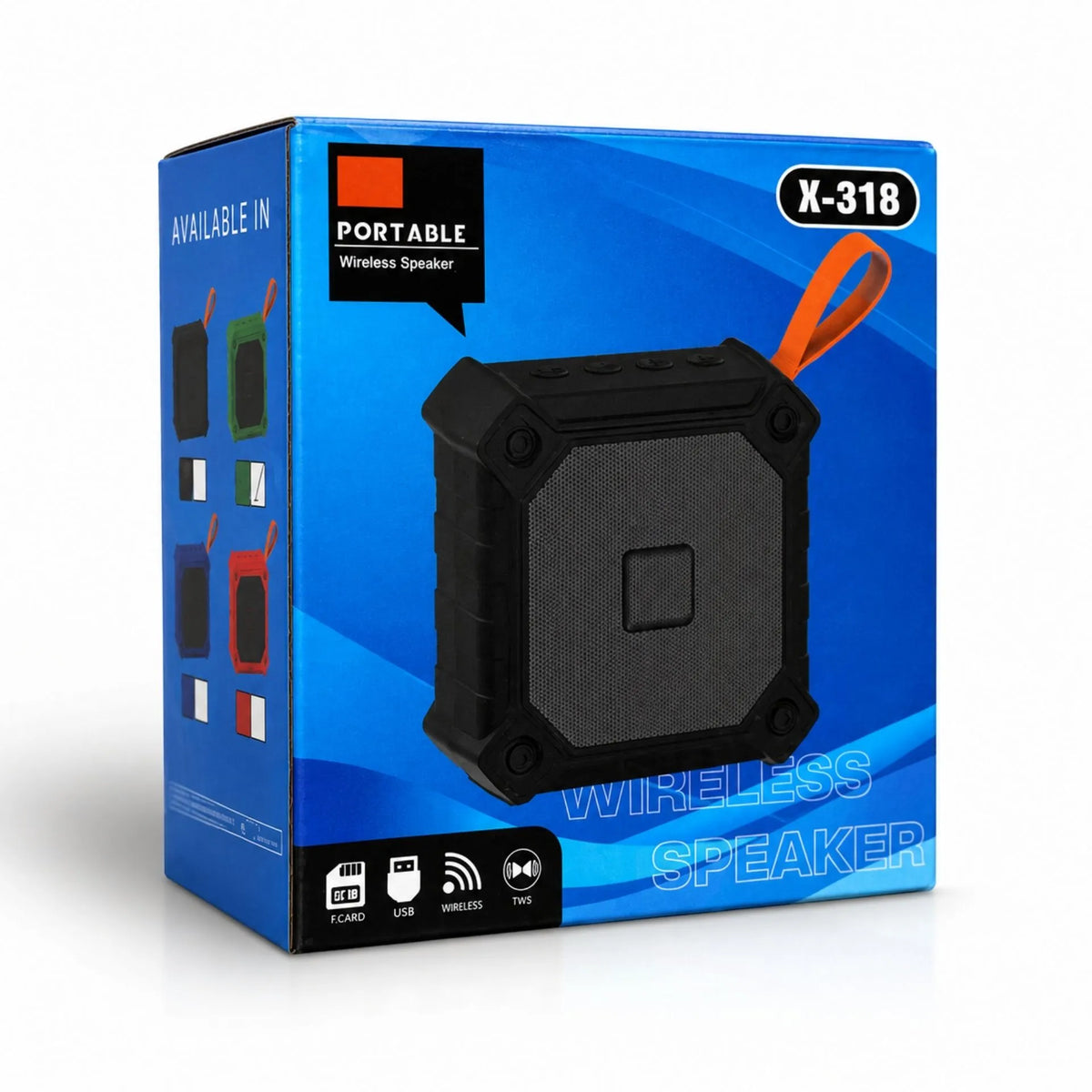 Parlante Bluetooth Portátil 3W Con Función TWS, USB Y TF X-318