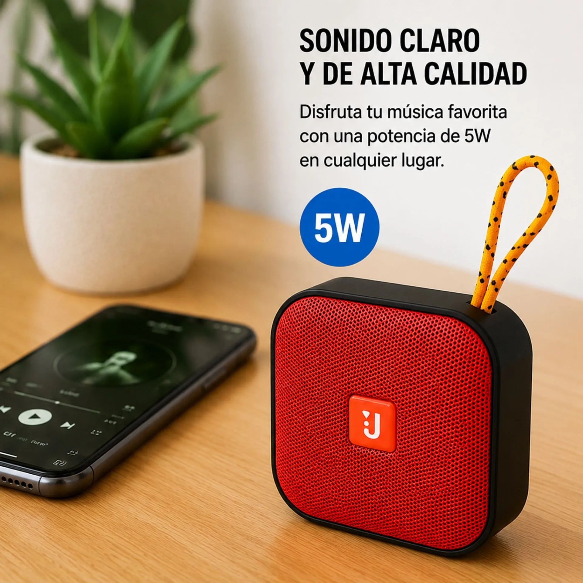 Parlante Bluetooth Portátil 5W Con USB Y TF X-516