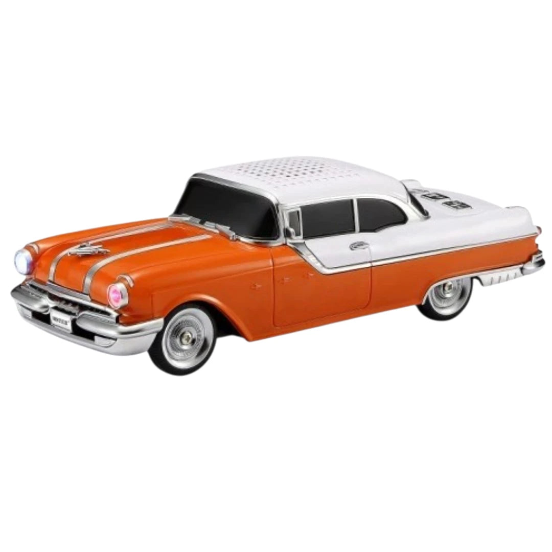 Parlante Bluetooth Retro Tipo Auto Clásico Con Luces LED WS-598