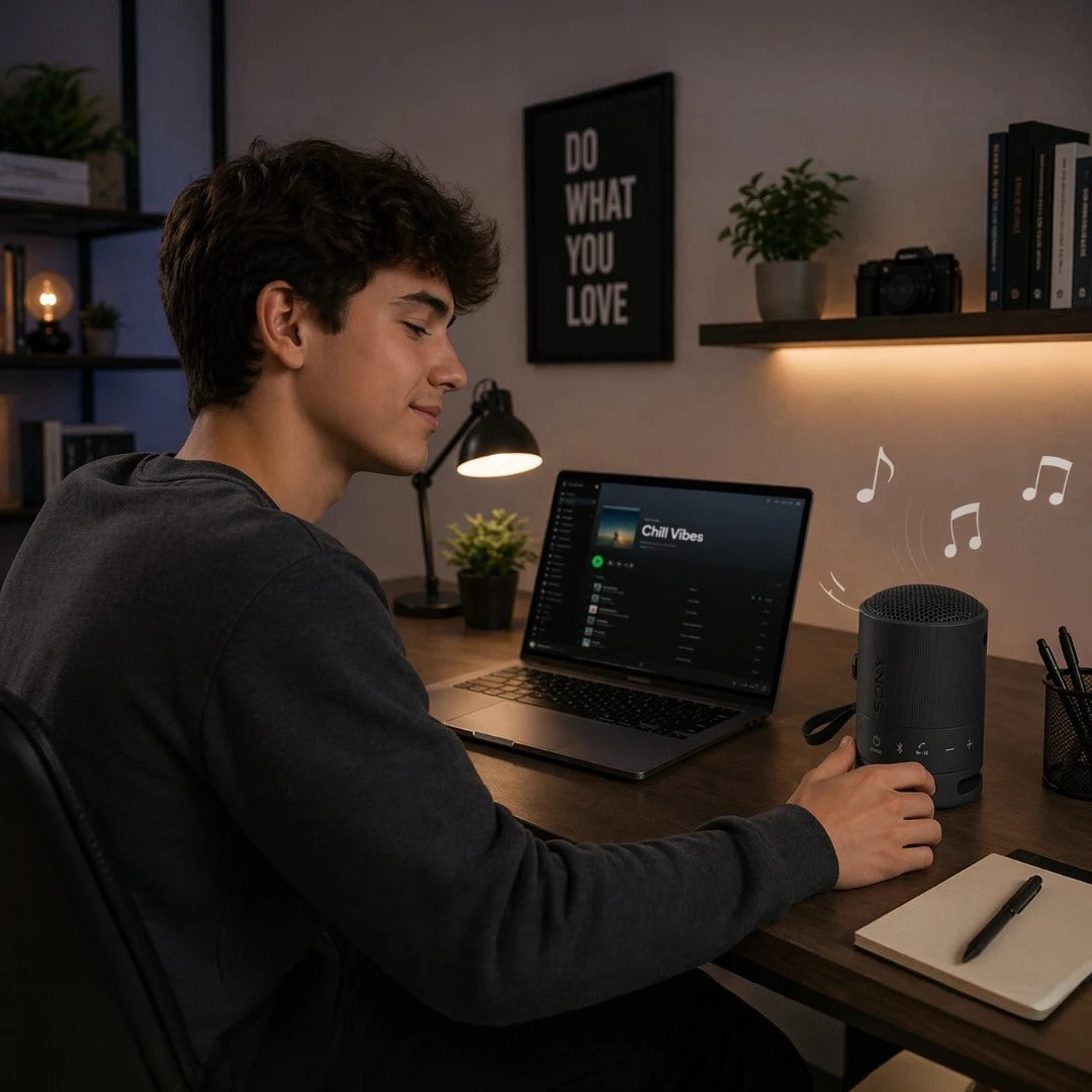 Parlante Inalámbrico Portátil Sony Con Sonido Potente Y Hasta 16 Horas De Batería SRS-XB100/BCLA