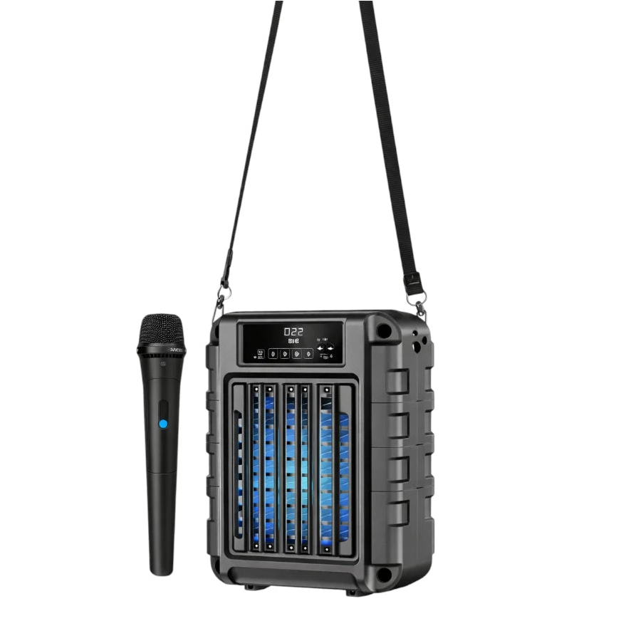 Radio Parlante Bluetooth Con Micrófono Karaoke y Luces RGB GTS-1797