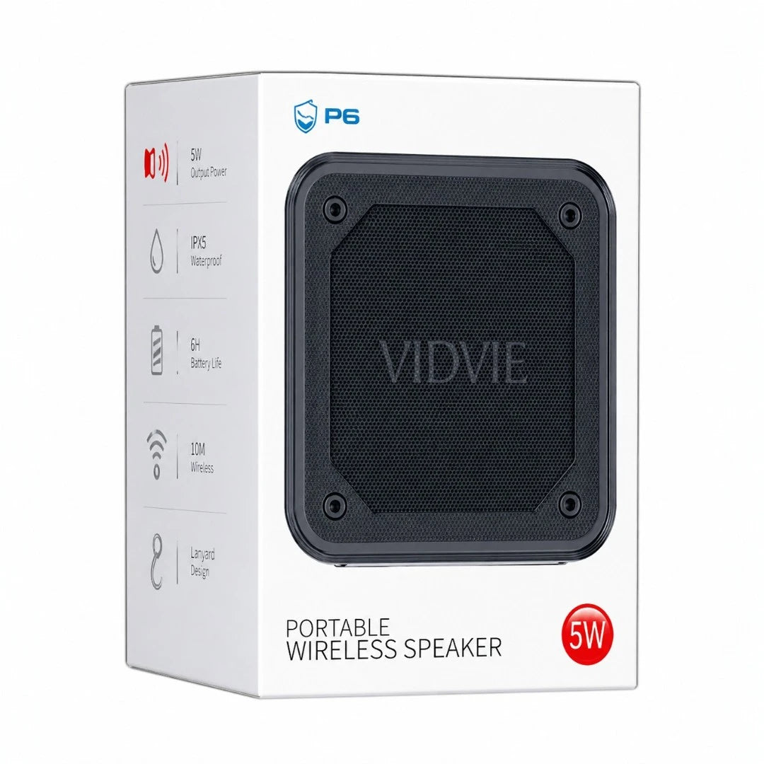 Parlante Vidvie Recargable Con Potencia de 10w XL-SP904