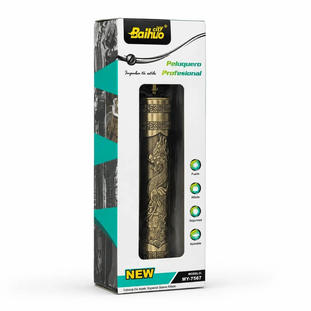 Patillera Profesional Inalámbrica Baihuo City Con Cuchilla Recargable USB MY-7567