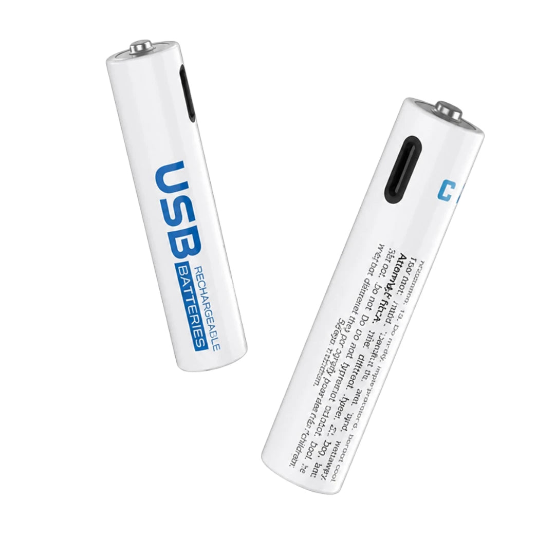 Pilas Recargables AAA Tipo C De 1.5V Y 900mWh Caja X8 Unidades VIDVIE VS-LB02