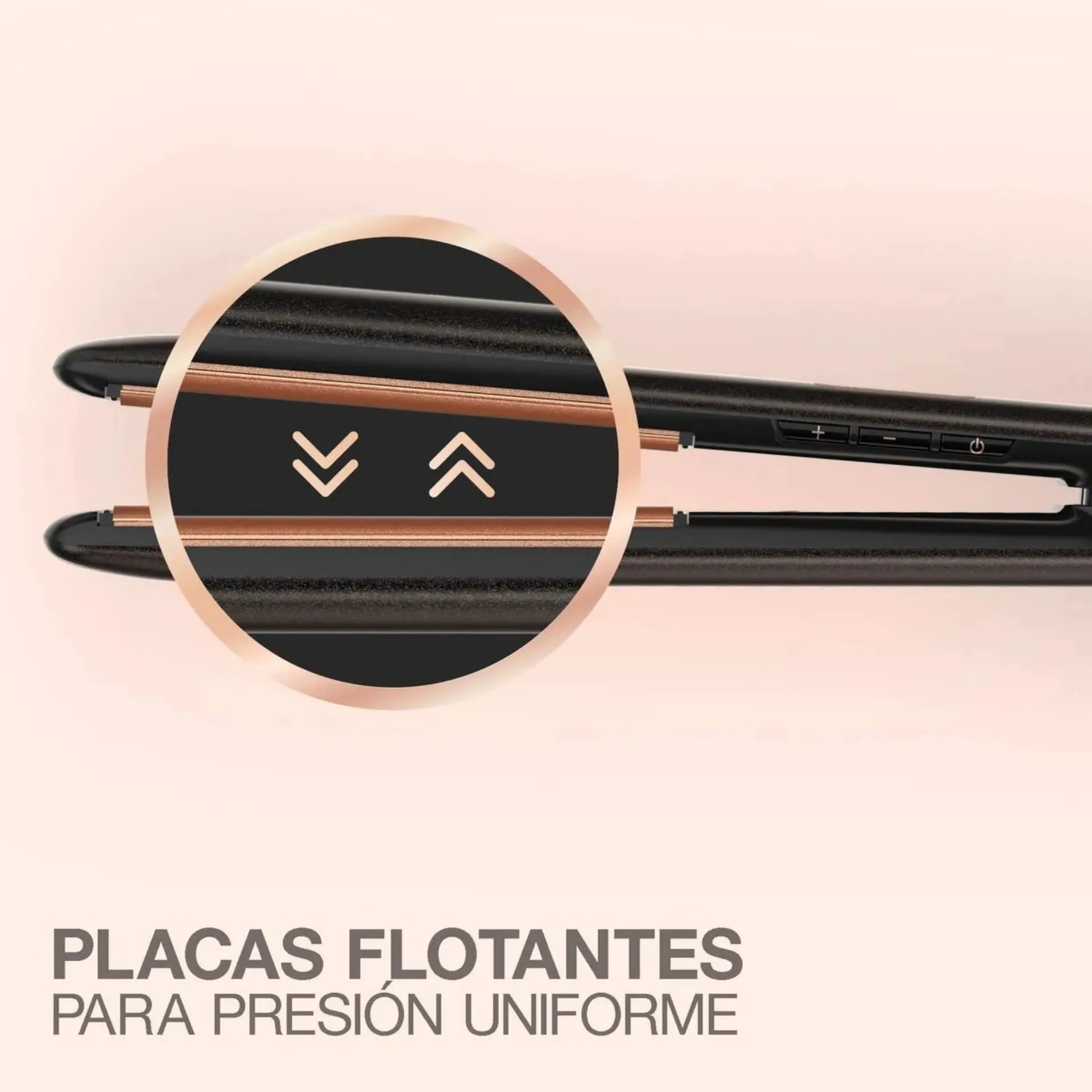 Plancha Alisadora Remington Almond Radiance Con Aceite De Almendras Y Pantalla LCD S17A