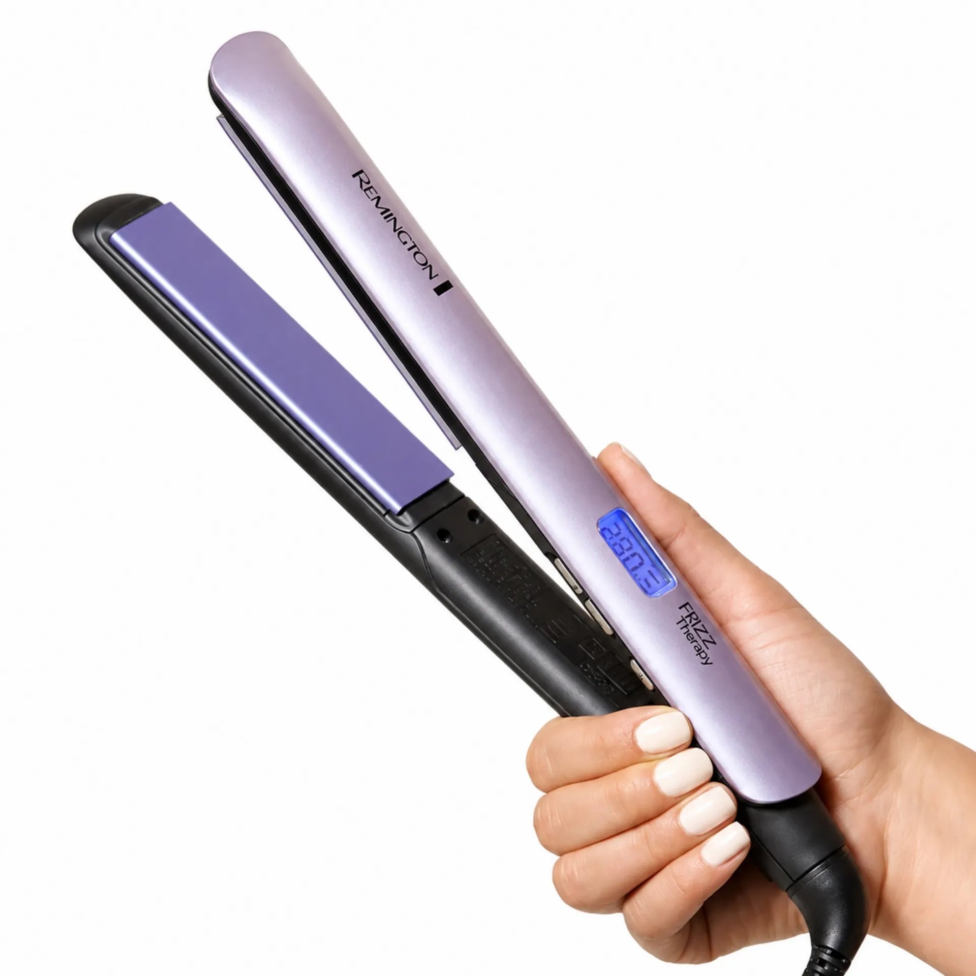 Plancha Alisadora Remington Frizz Control Con Cerámica Avanzada Y Protección Antihumedad S8510