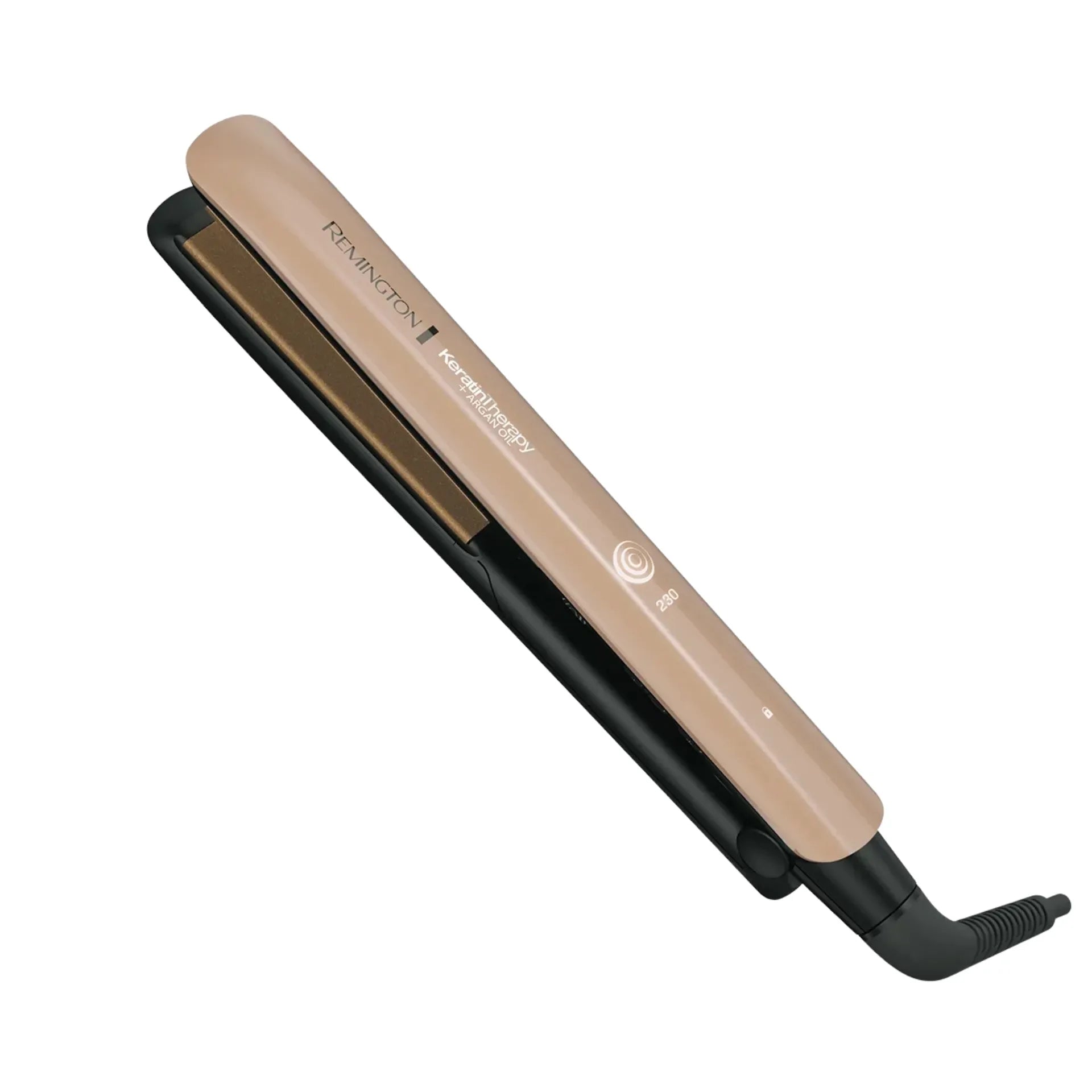 Plancha Alisadora Remington Keratina Therapy Con Placas Cerámicas Y Pantalla LED S8599