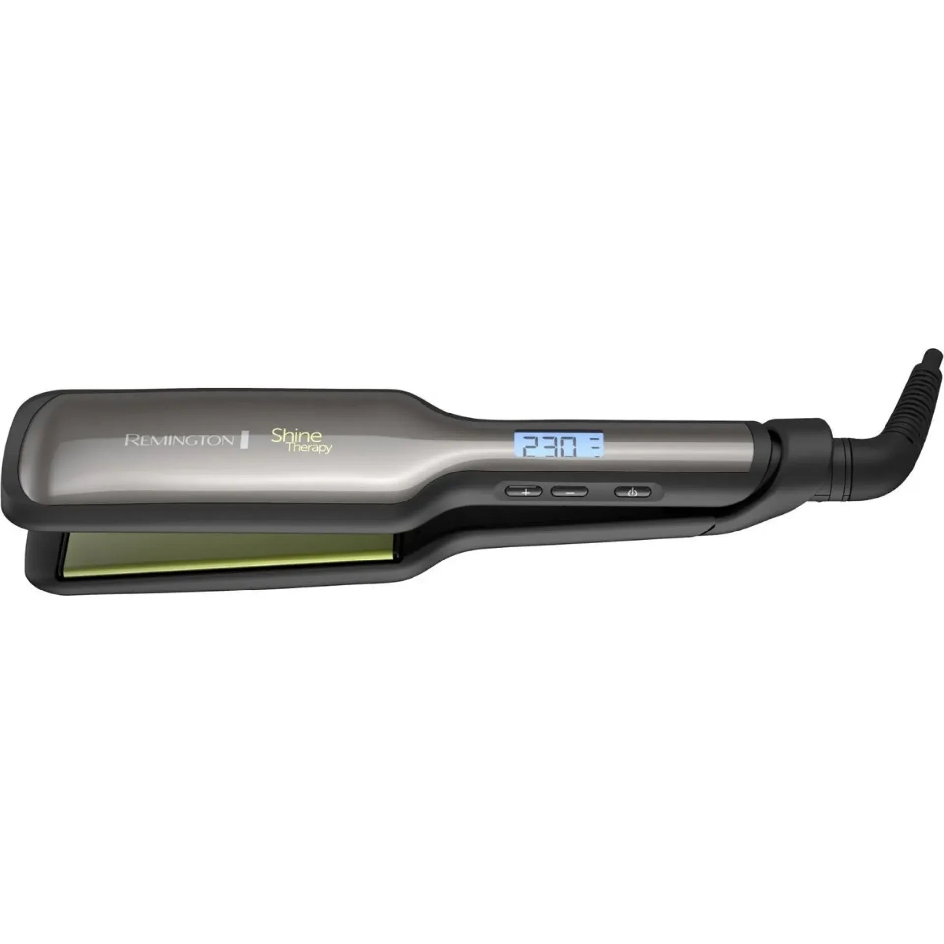Plancha Alisadora Remington Shine Therapy Placas Extra Anchas Con Aguacate Y Macadamia S9980