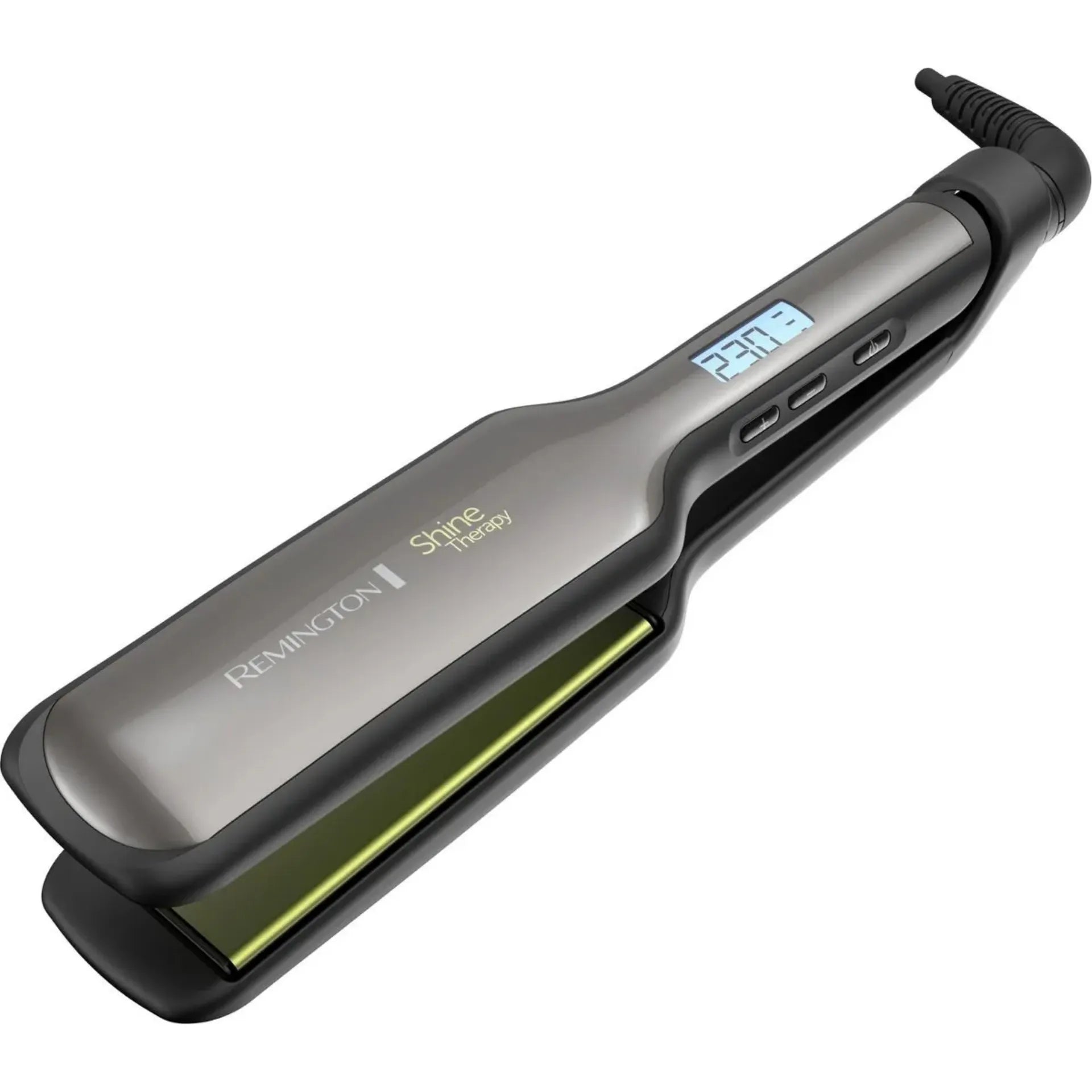 Plancha Alisadora Remington Shine Therapy Placas Extra Anchas Con Aguacate Y Macadamia S9980